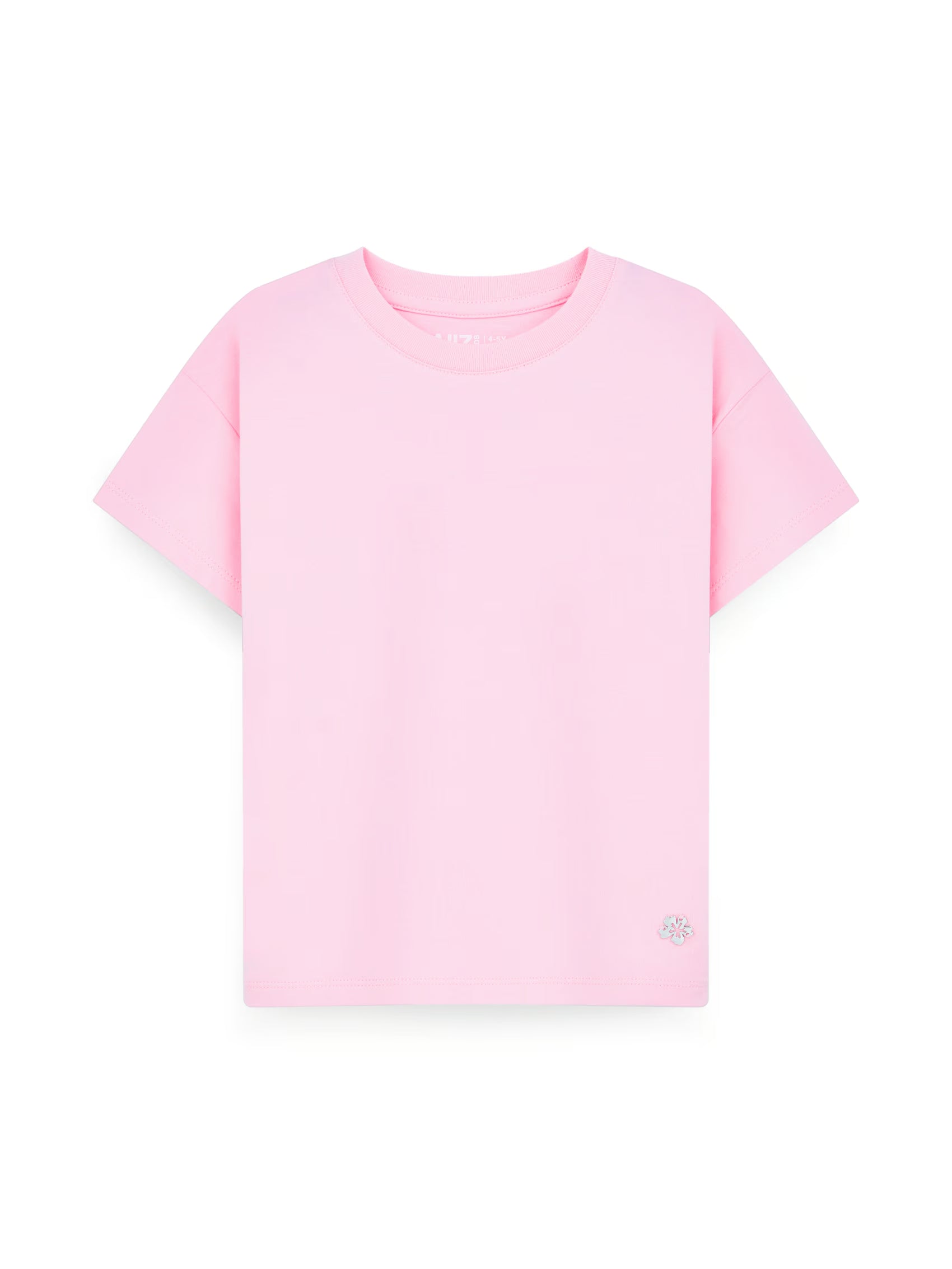 AIIZ Girl's Regular T-Shirt (Pink / 4-5Y)
