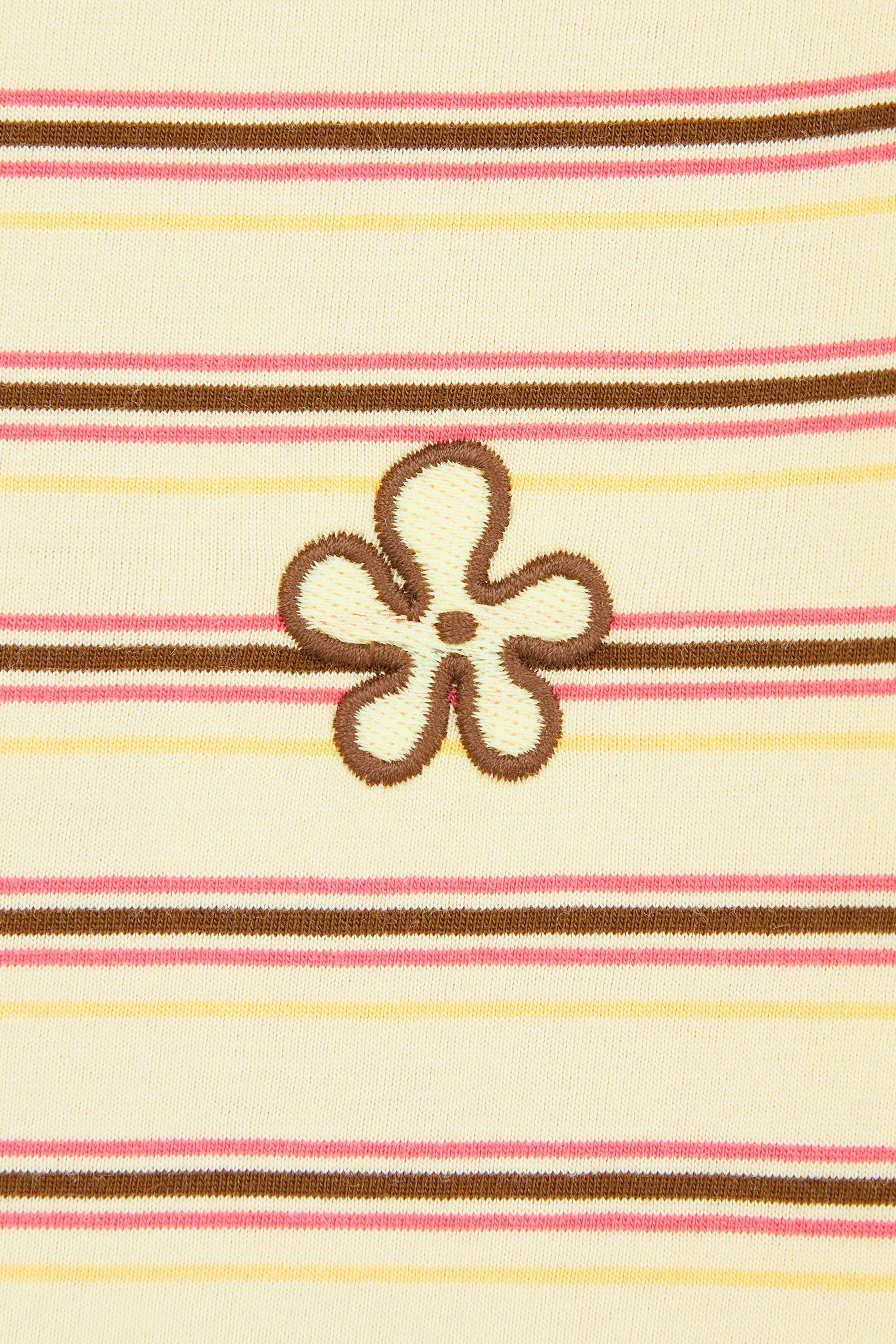 AIIZ Girl's Short Sleeve Striped T-Shirt