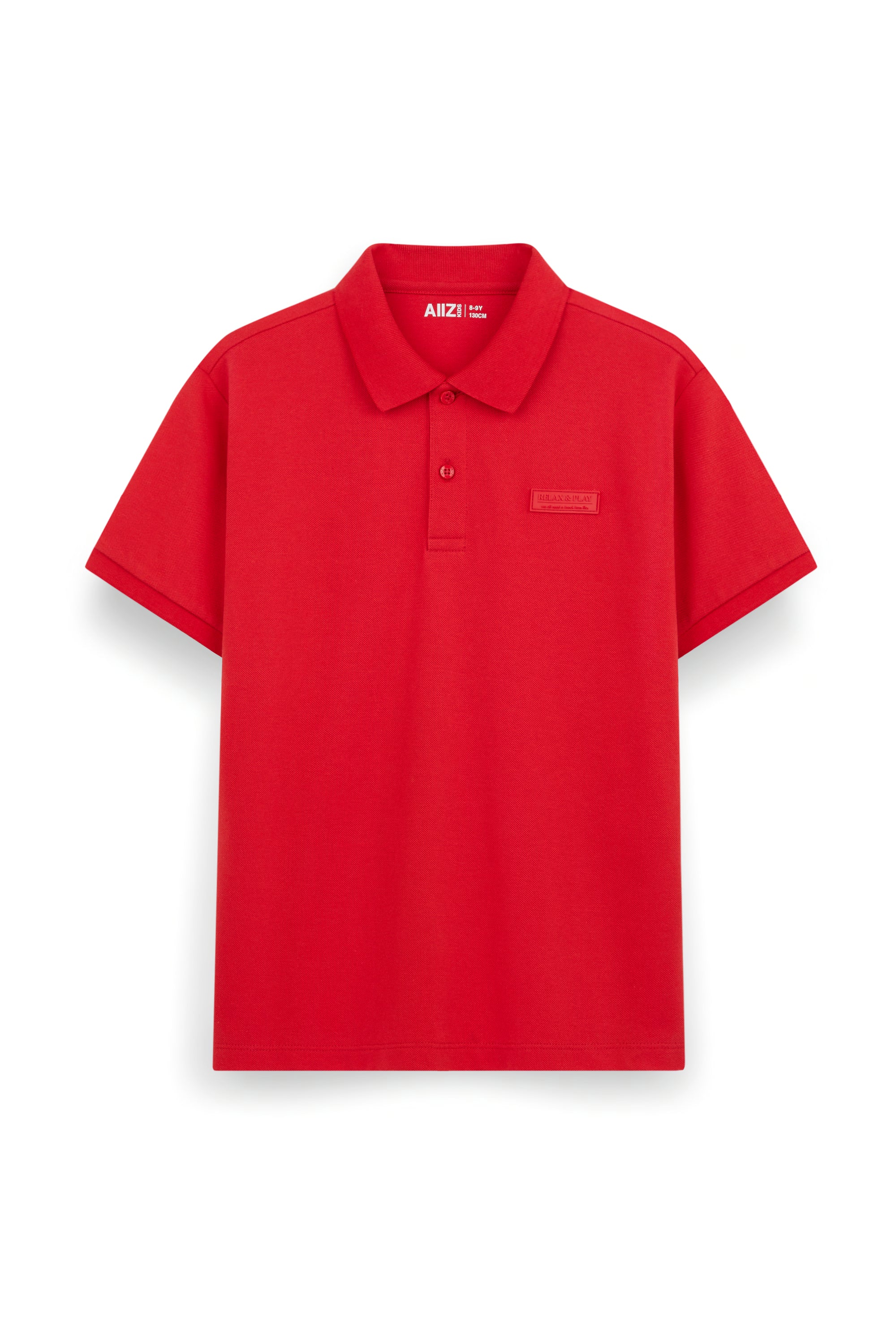 AIIZ Boy's Pique Polo Shirt