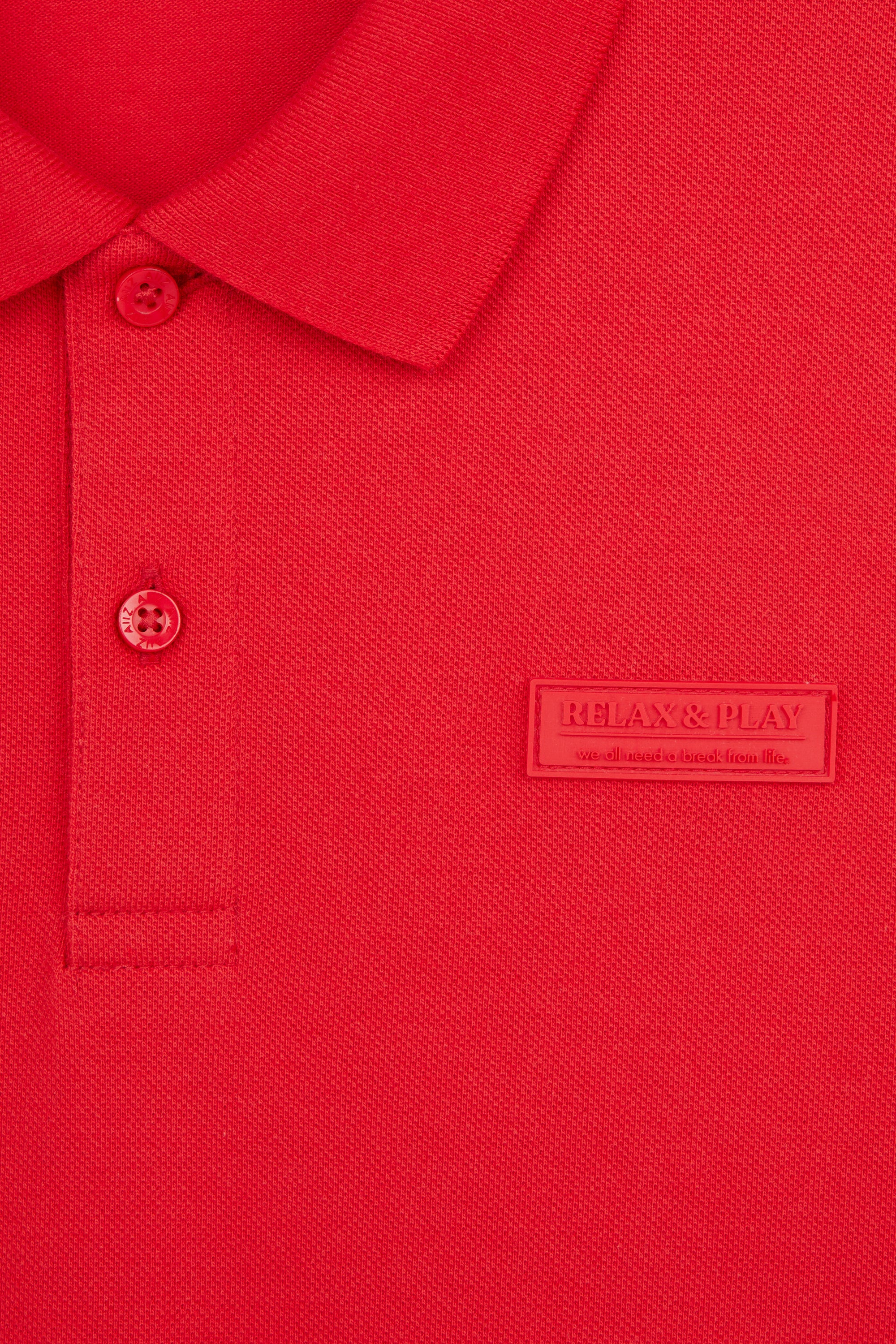 AIIZ Boy's Pique Polo Shirt