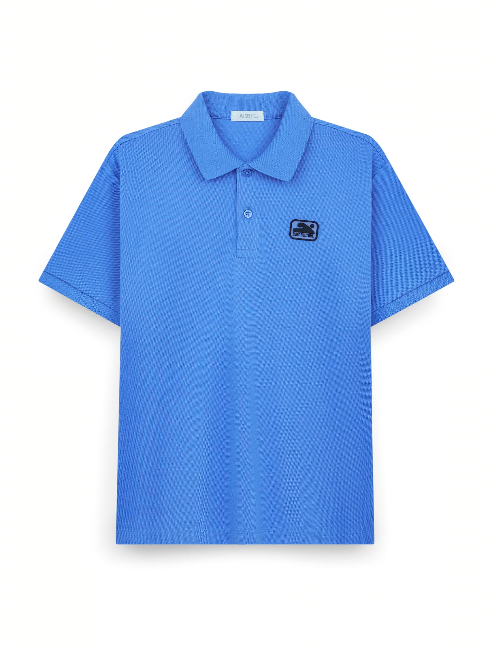 AIIZ Boy's Pique Polo Shirt (Dark Blue / 4-5Y)