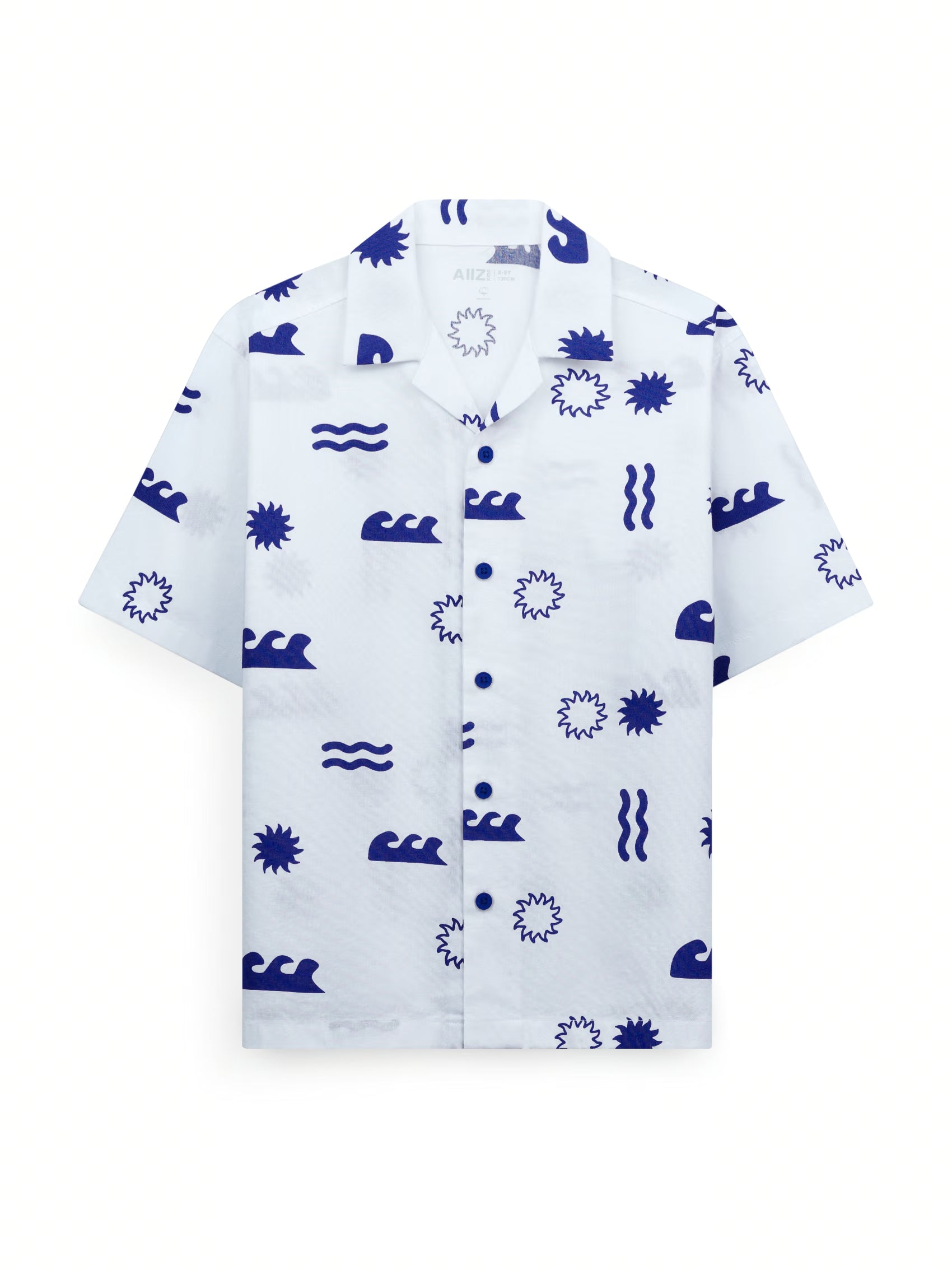 AIIZ Boy’s Printed Short Sleeve Shirt