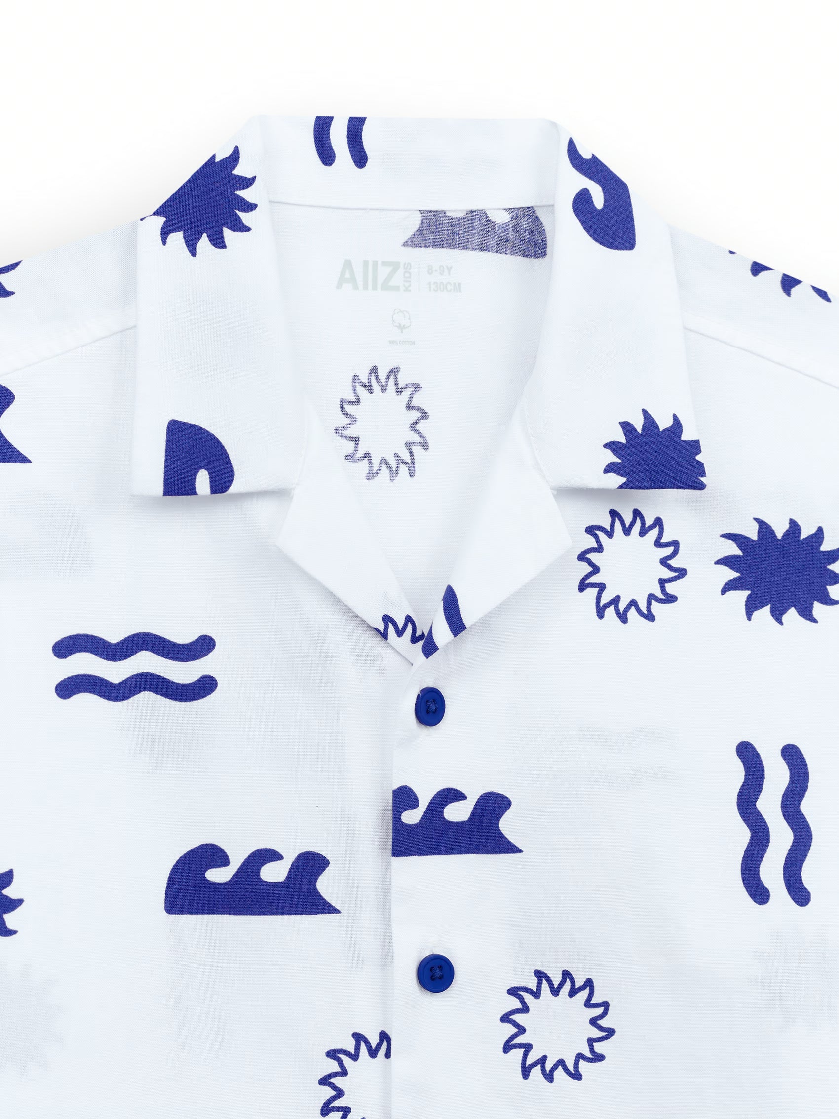 AIIZ Boy’s Printed Short Sleeve Shirt