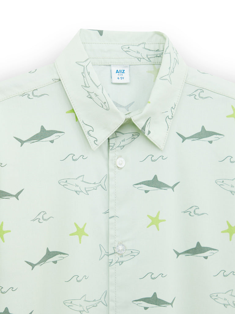 Boy’s Printed Short Sleeve Shirts