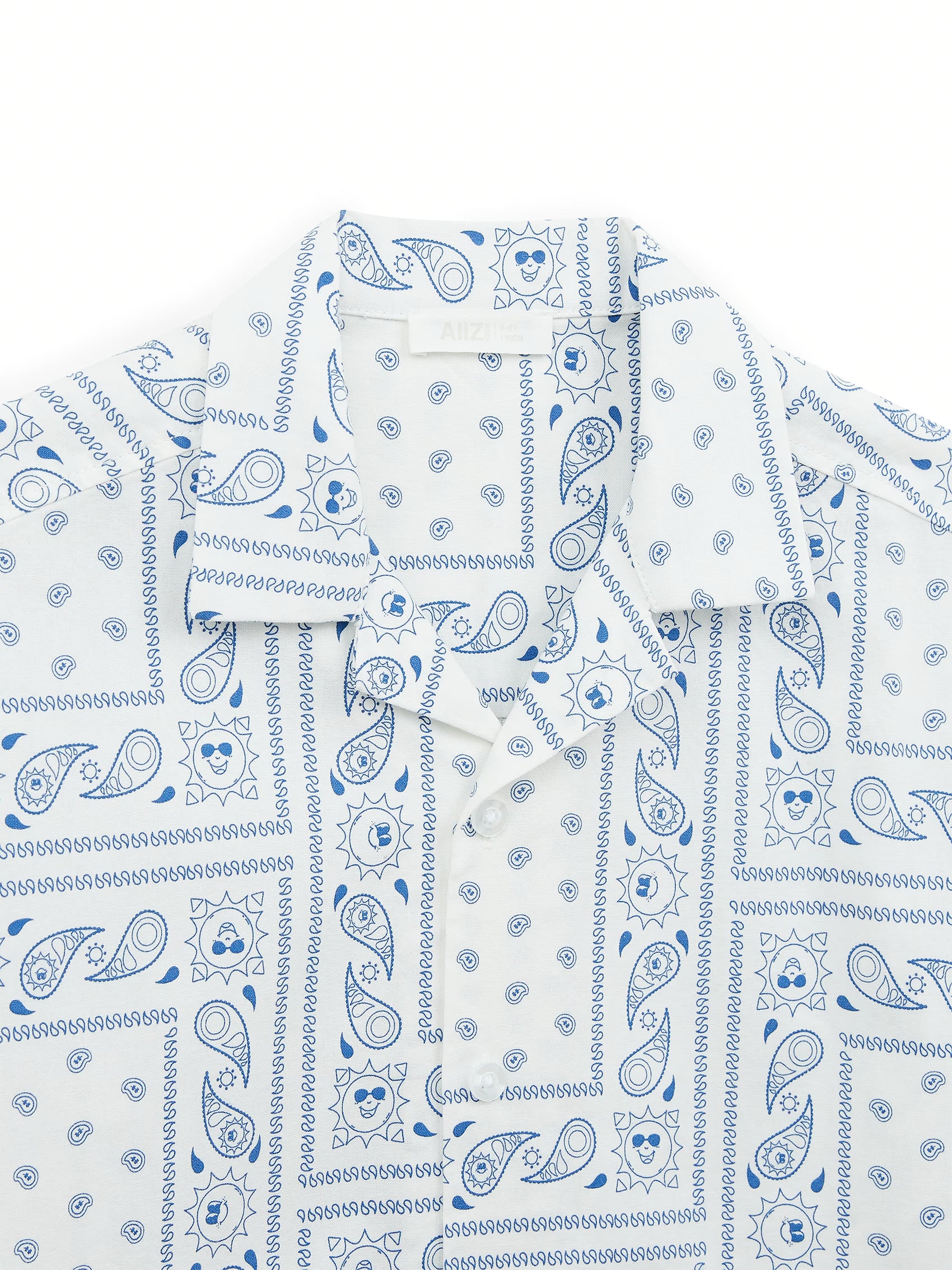 AIIZ Boy's Printed Shirt