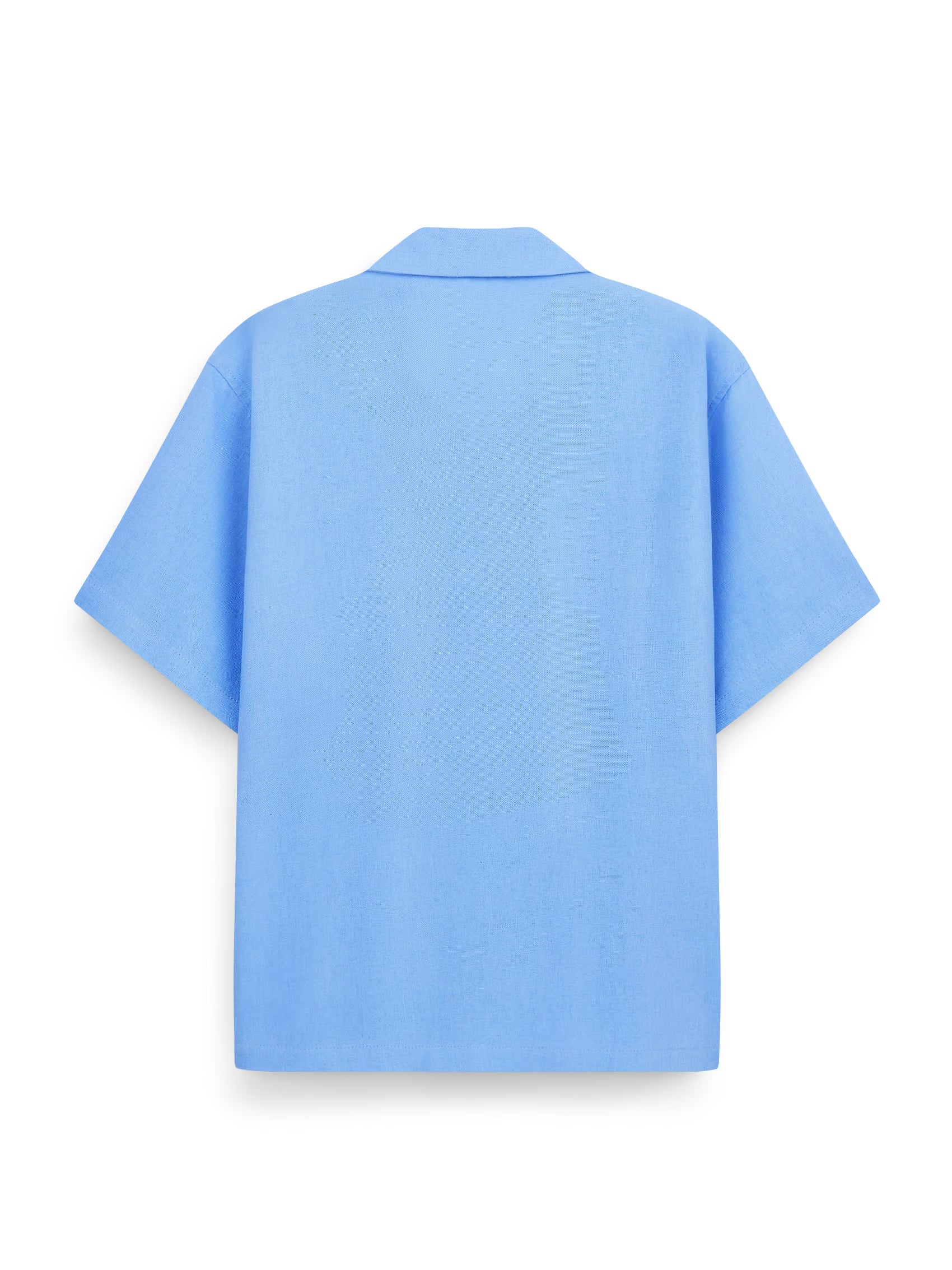 AIIZ Boy's Printed Camp Collar Shirt