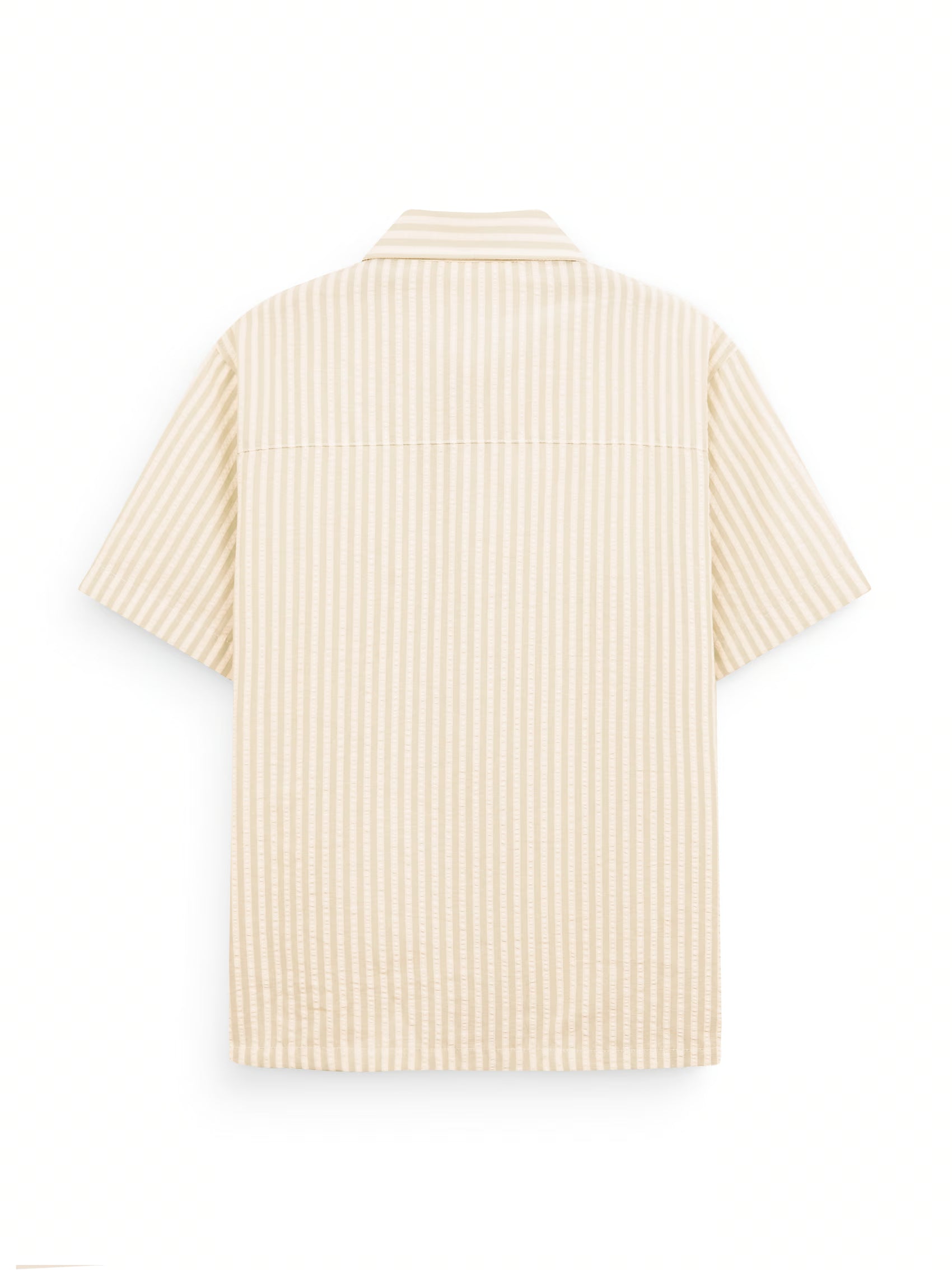 AIIZ Boy's Striped Short Sleeve Shirt