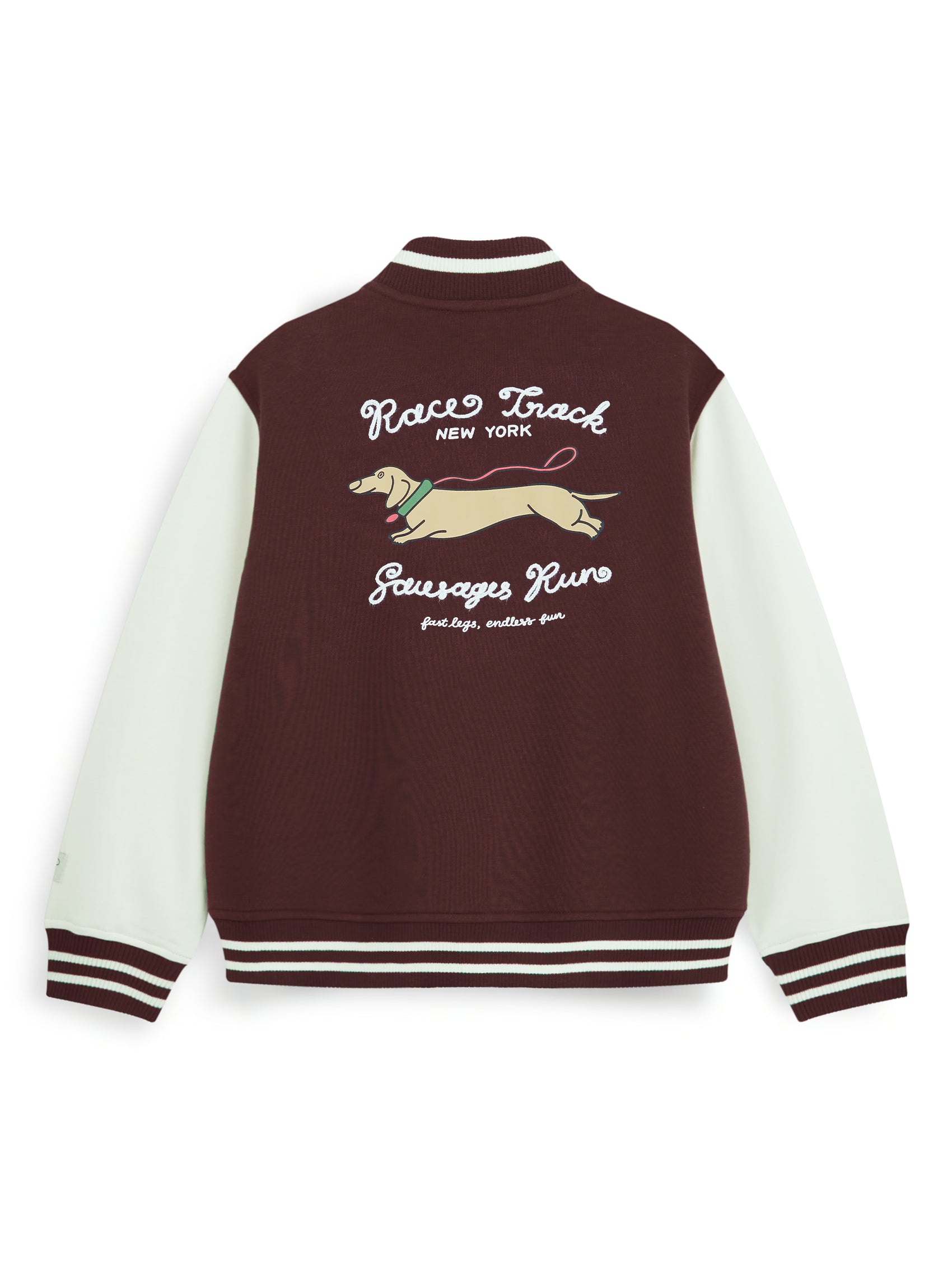 AIIZ Boy's Petite Cafe Bomber Jacket