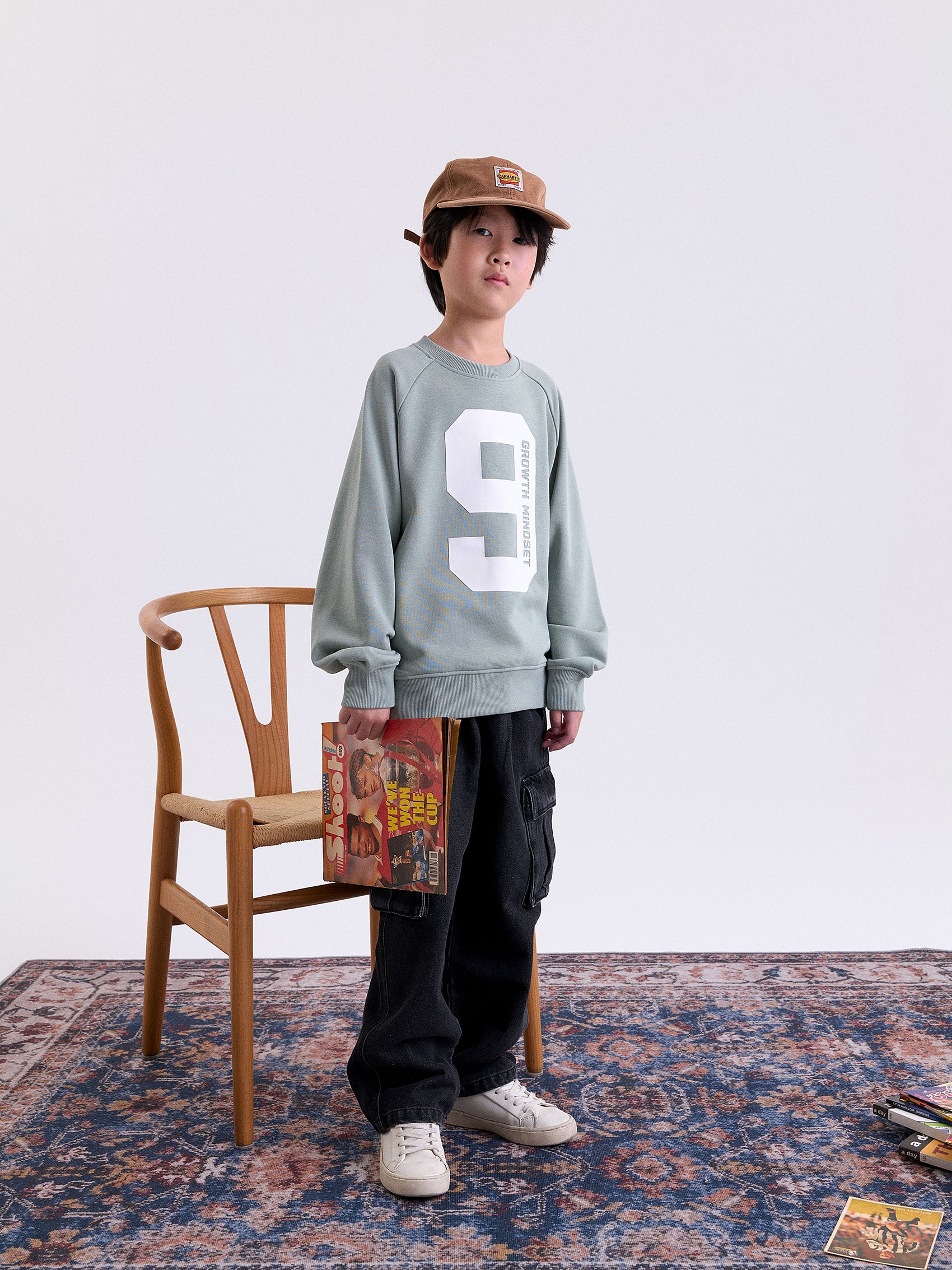 AIIZ Boy's Graphic Sweatshirt
