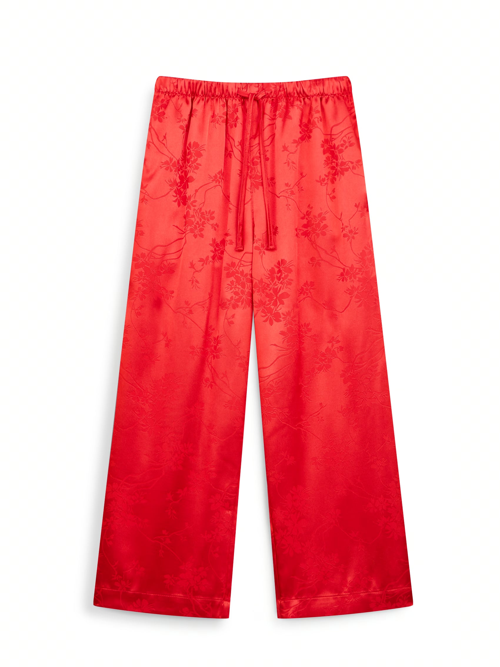 AIIZ Boy's Jacquard Pants (Red / 4-5Y)