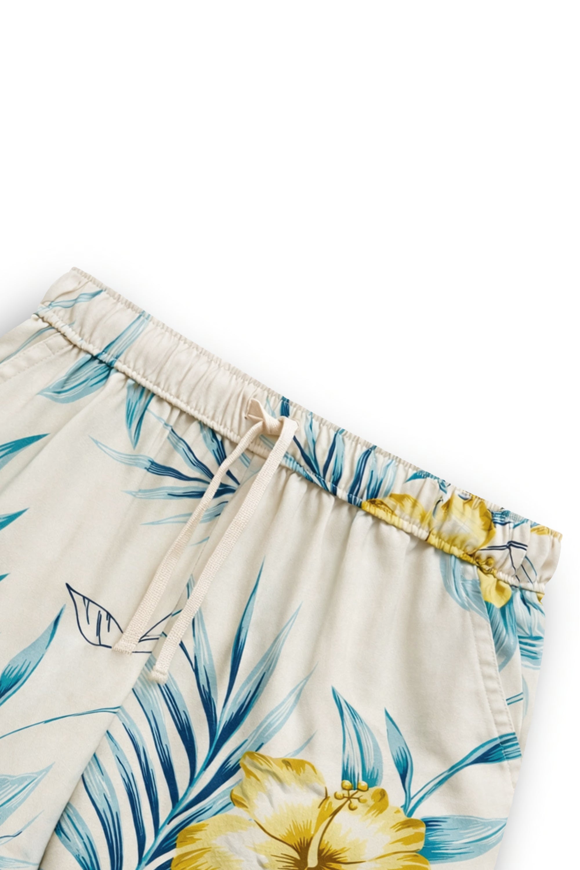 AIIZ Kids’ Songkran Floral Shorts – 100% Rayon