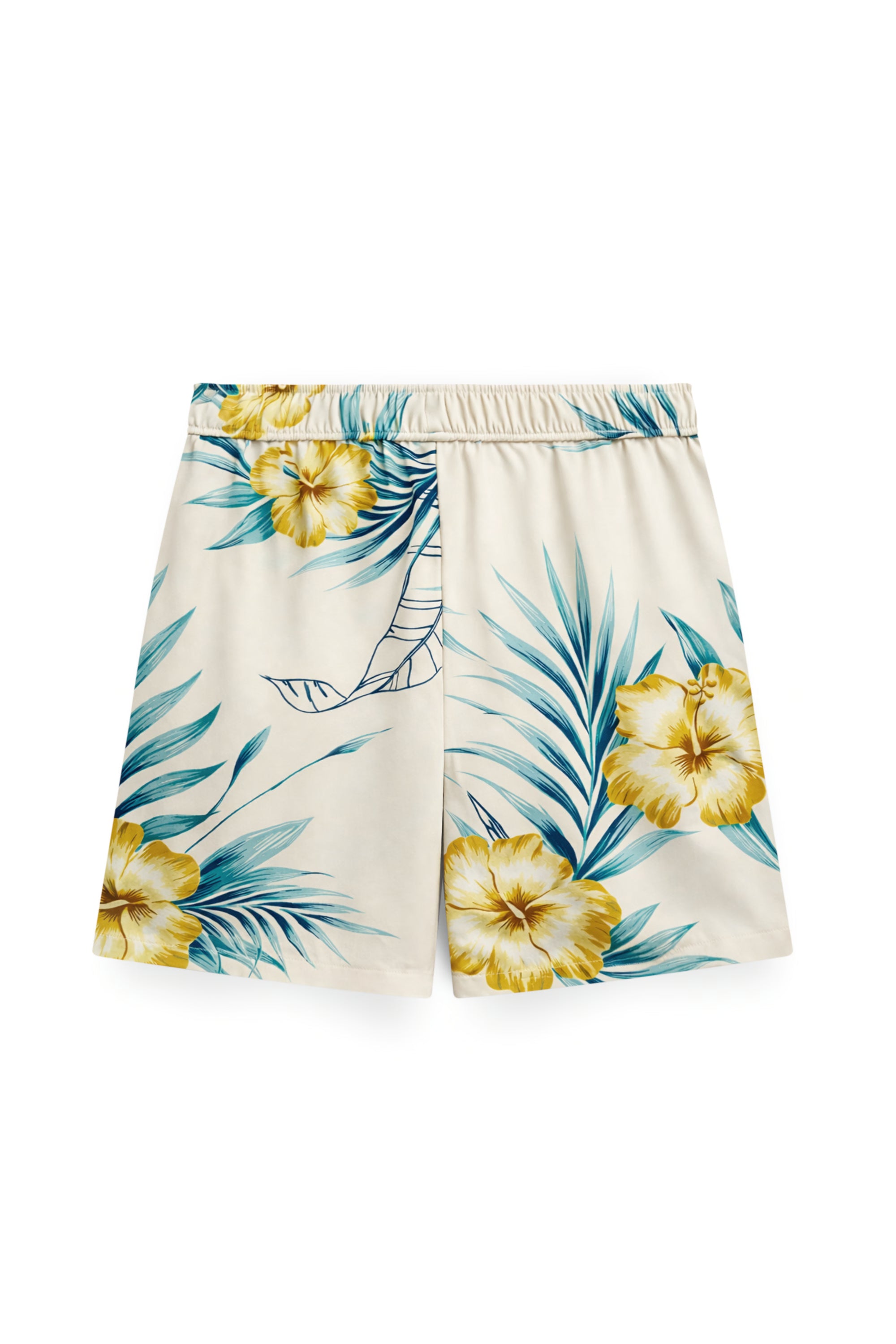 AIIZ Kids’ Songkran Floral Shorts – 100% Rayon