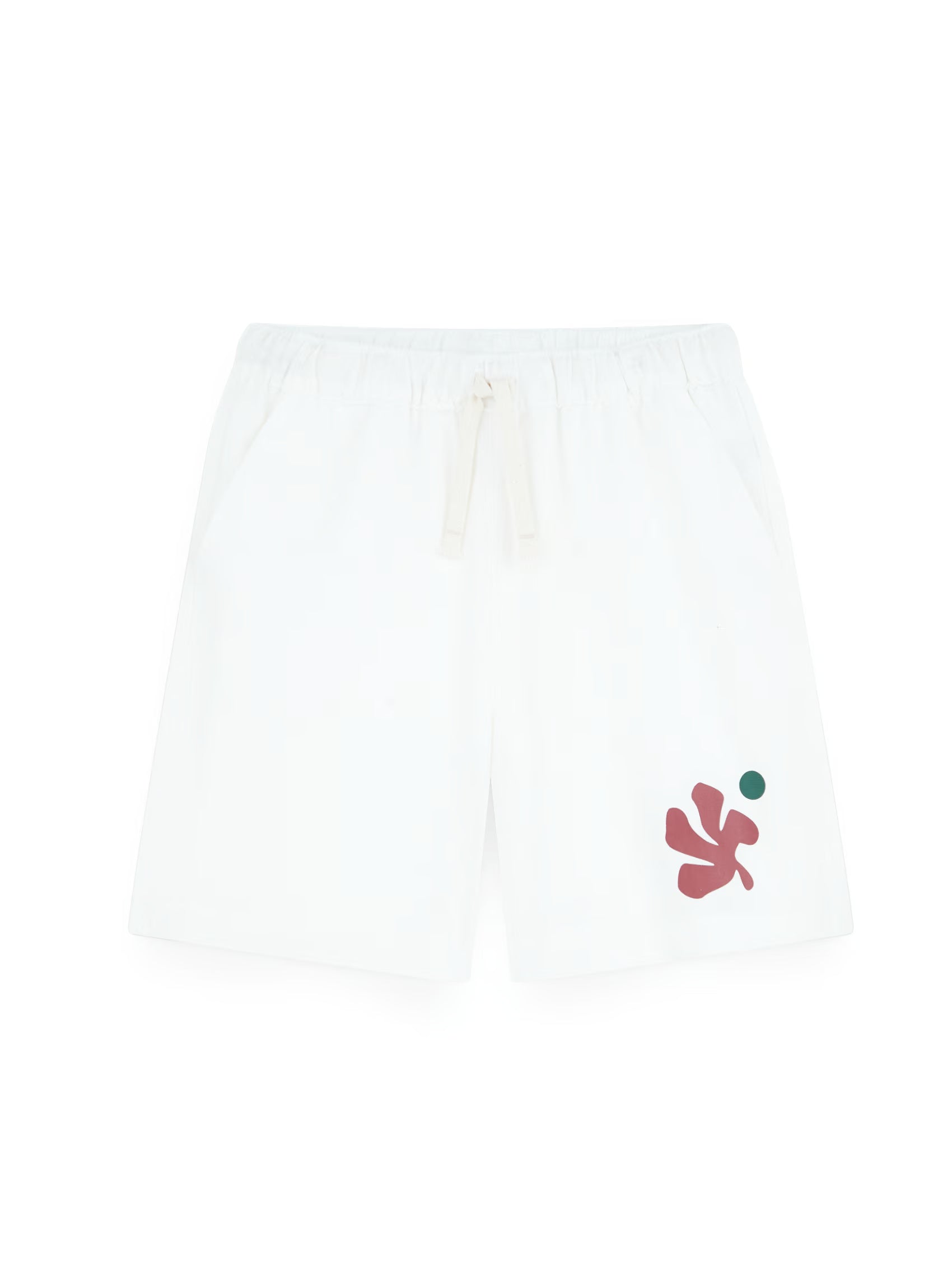 AIIZ Boy's Printed Easy Shorts (Cream / 4-5Y)