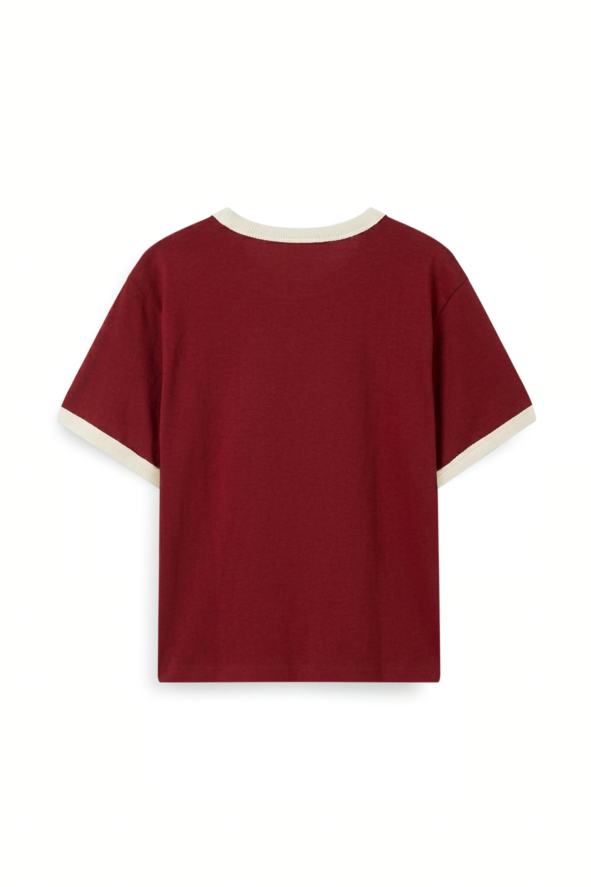AIIZ Boy's Ringer Graphic T-Shirt