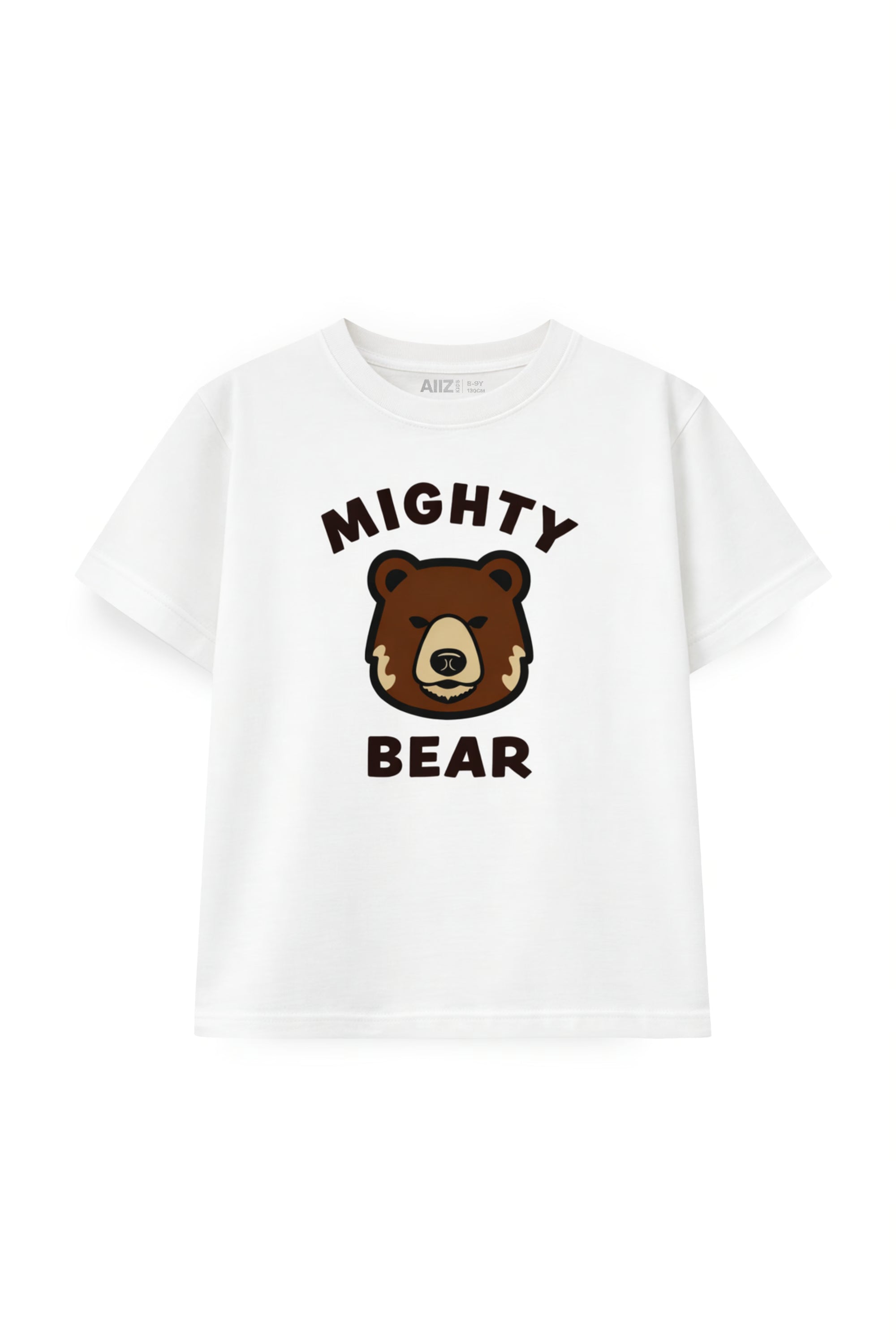 AIIZ Boy's Graphic T-Shirt (White / 4-5Y)