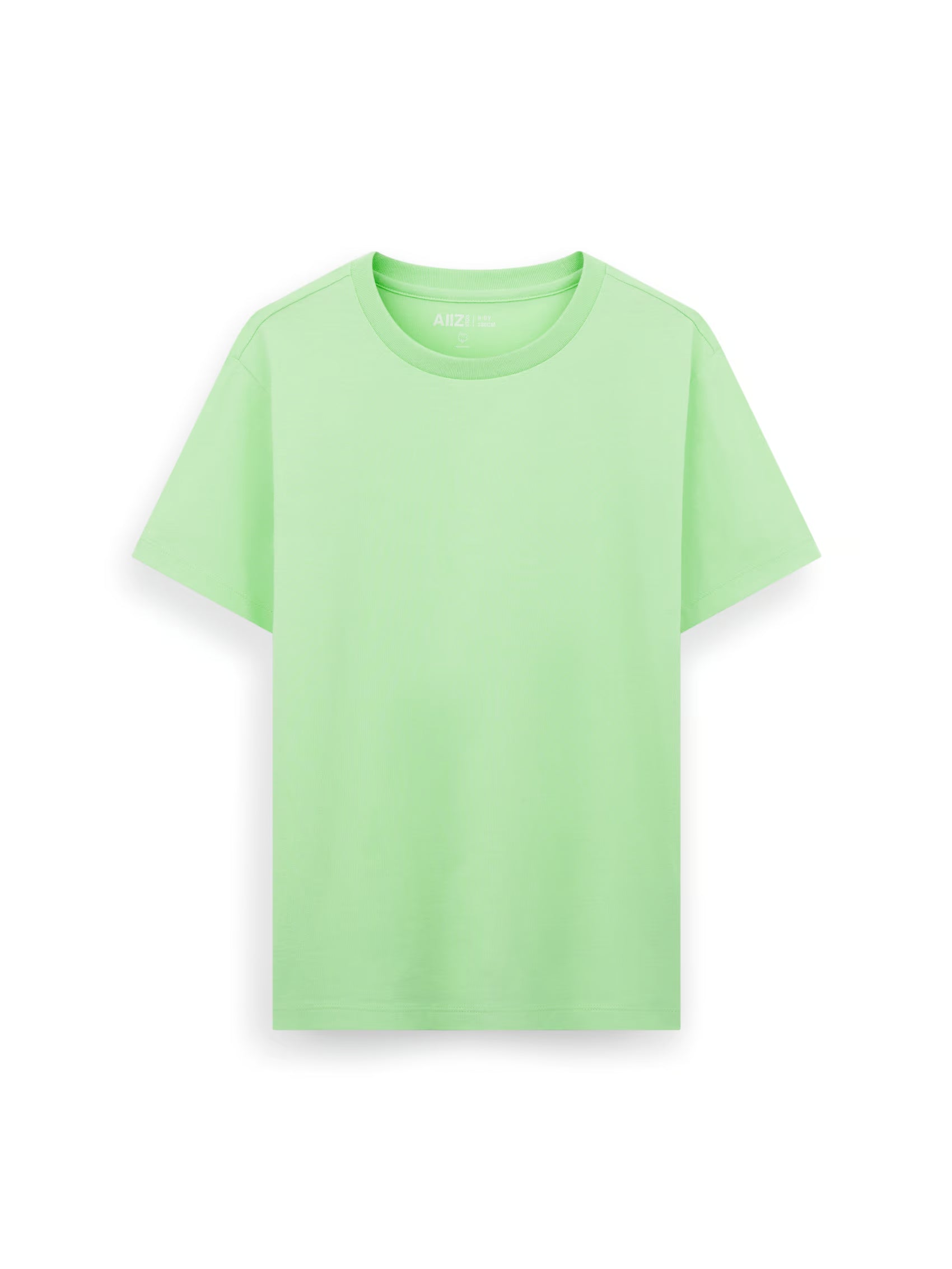 AIIZ Boy’s Cotton T-Shirt (Light Green / 4-5Y)