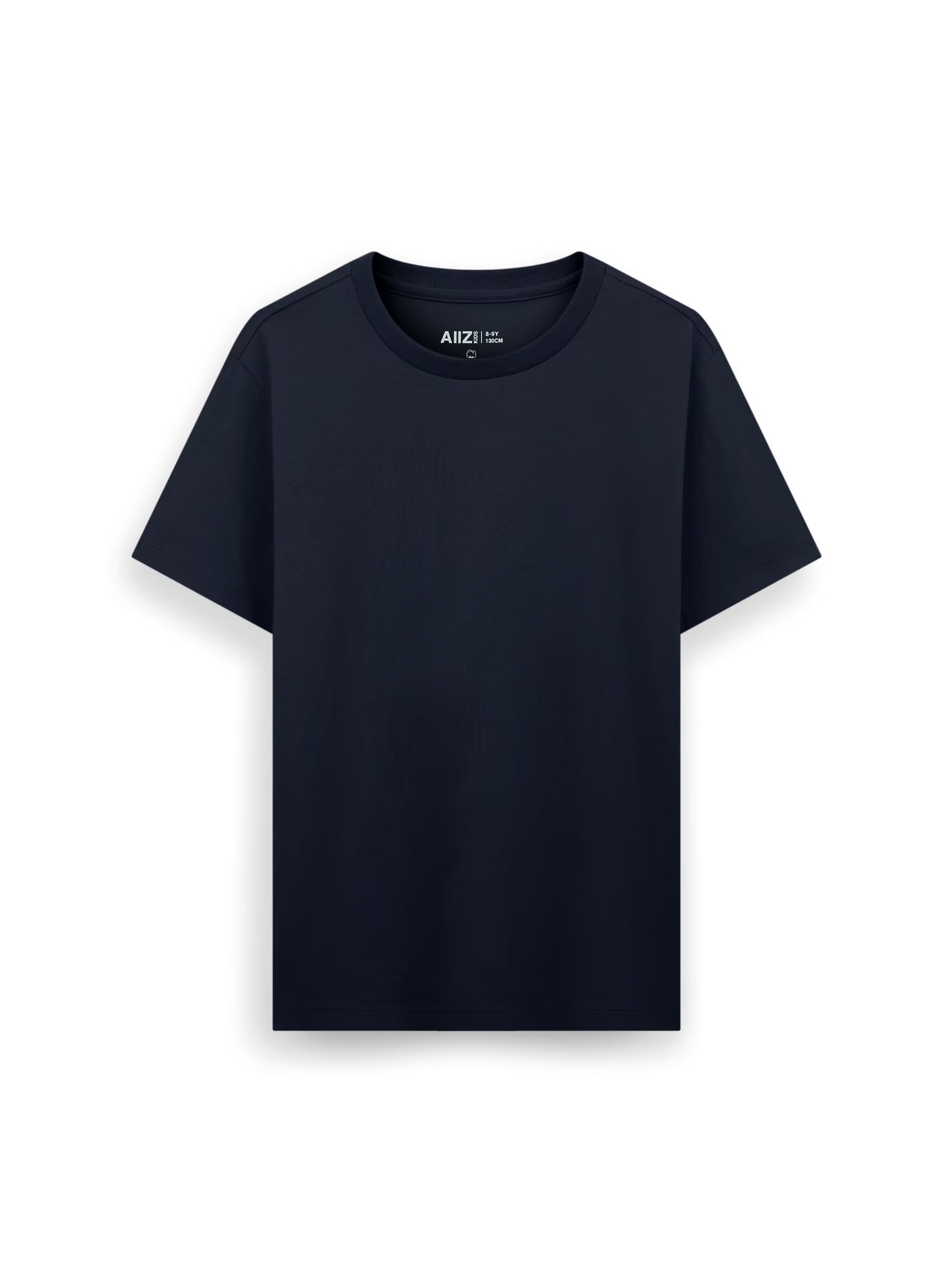 AIIZ Boy’s Cotton T-Shirt (Navy / 4-5Y)