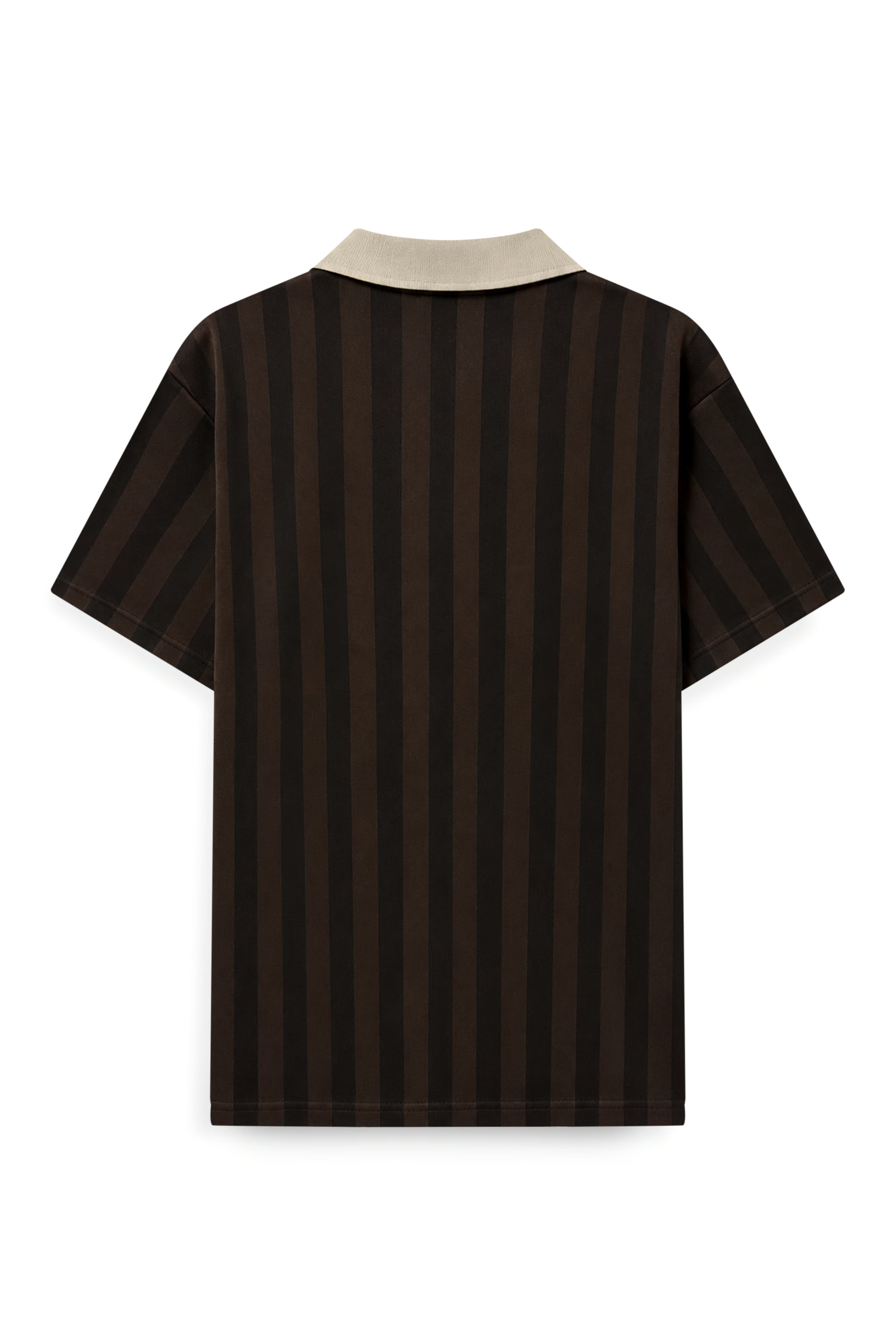 AIIZ Men's The Blokecore Edit Pinstripe Polo Shirt