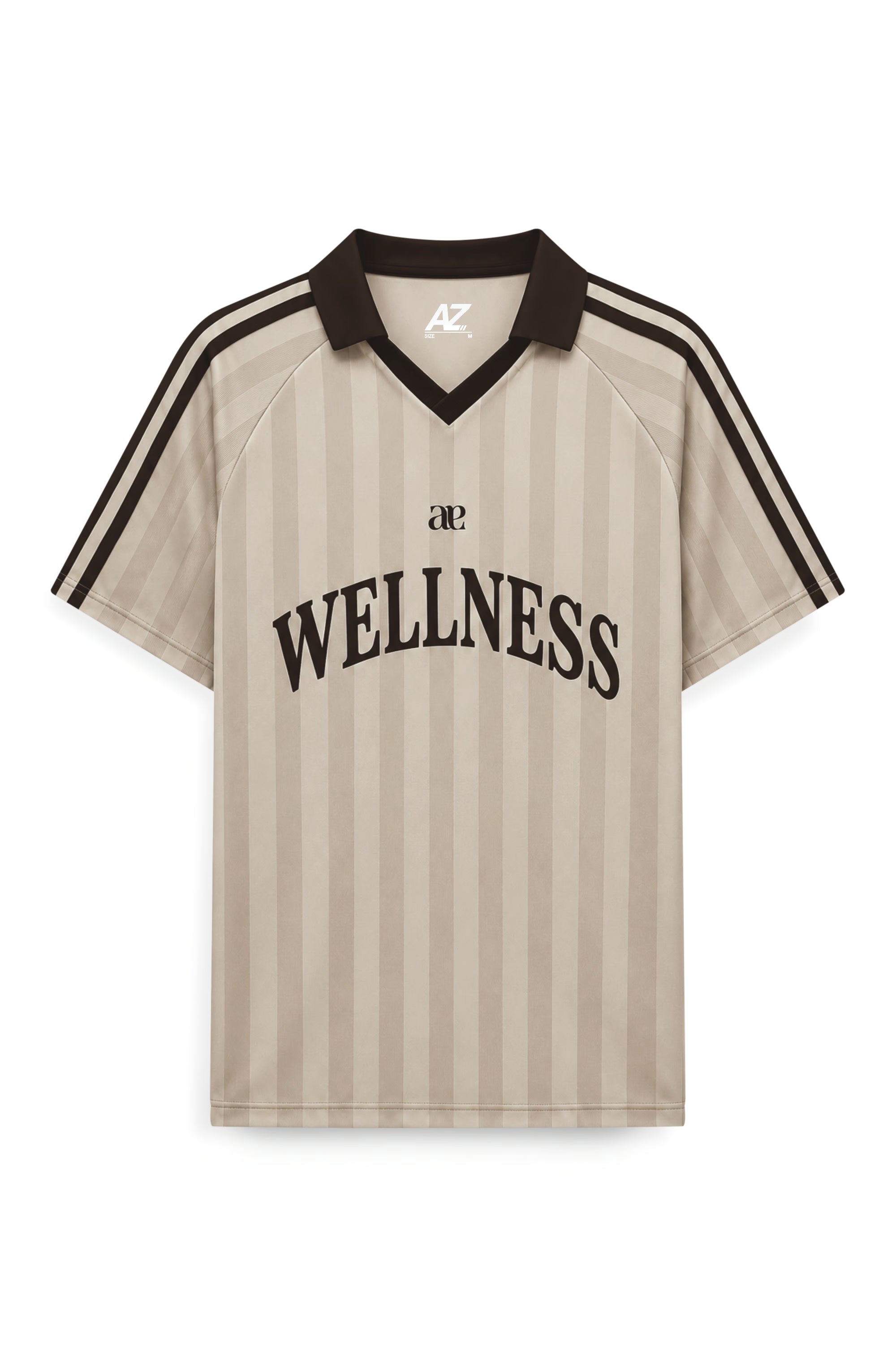 AIIZ Men's Football Polo Shirt (Khaki / S)