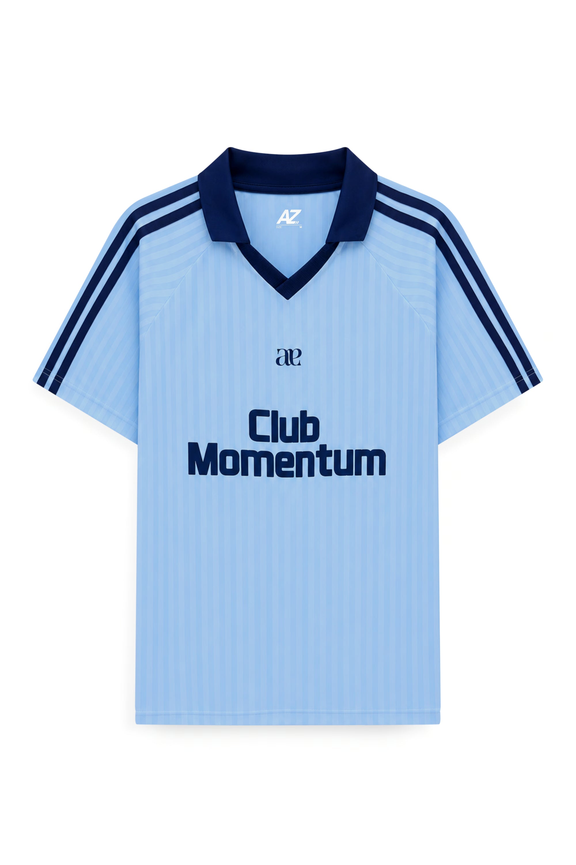 AIIZ Men's Football Polo Shirt (Blue / S)