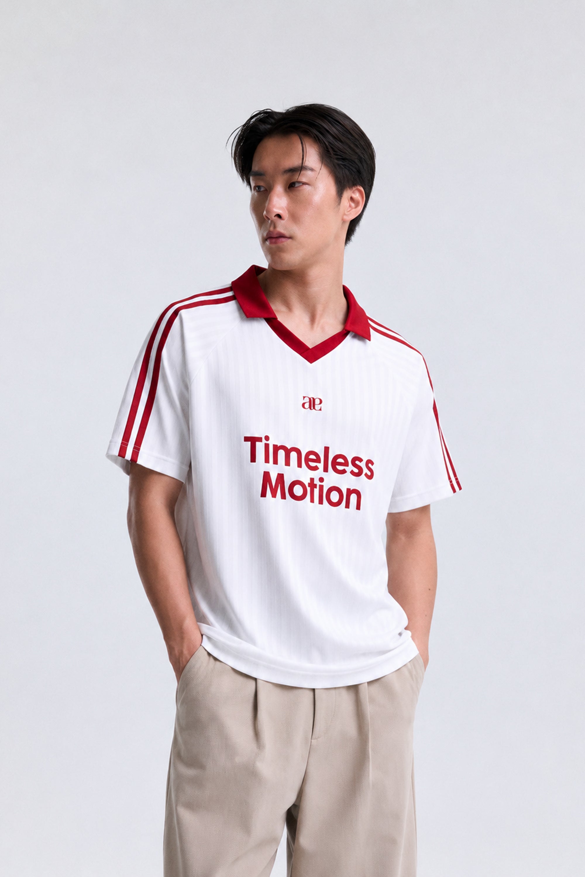 AIIZ Men's Football Polo Shirt (White / S)