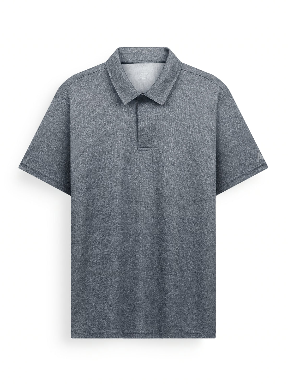 AIIZ Men's Quick Dry Active Polo Shirt (Top Dyed Black / S)