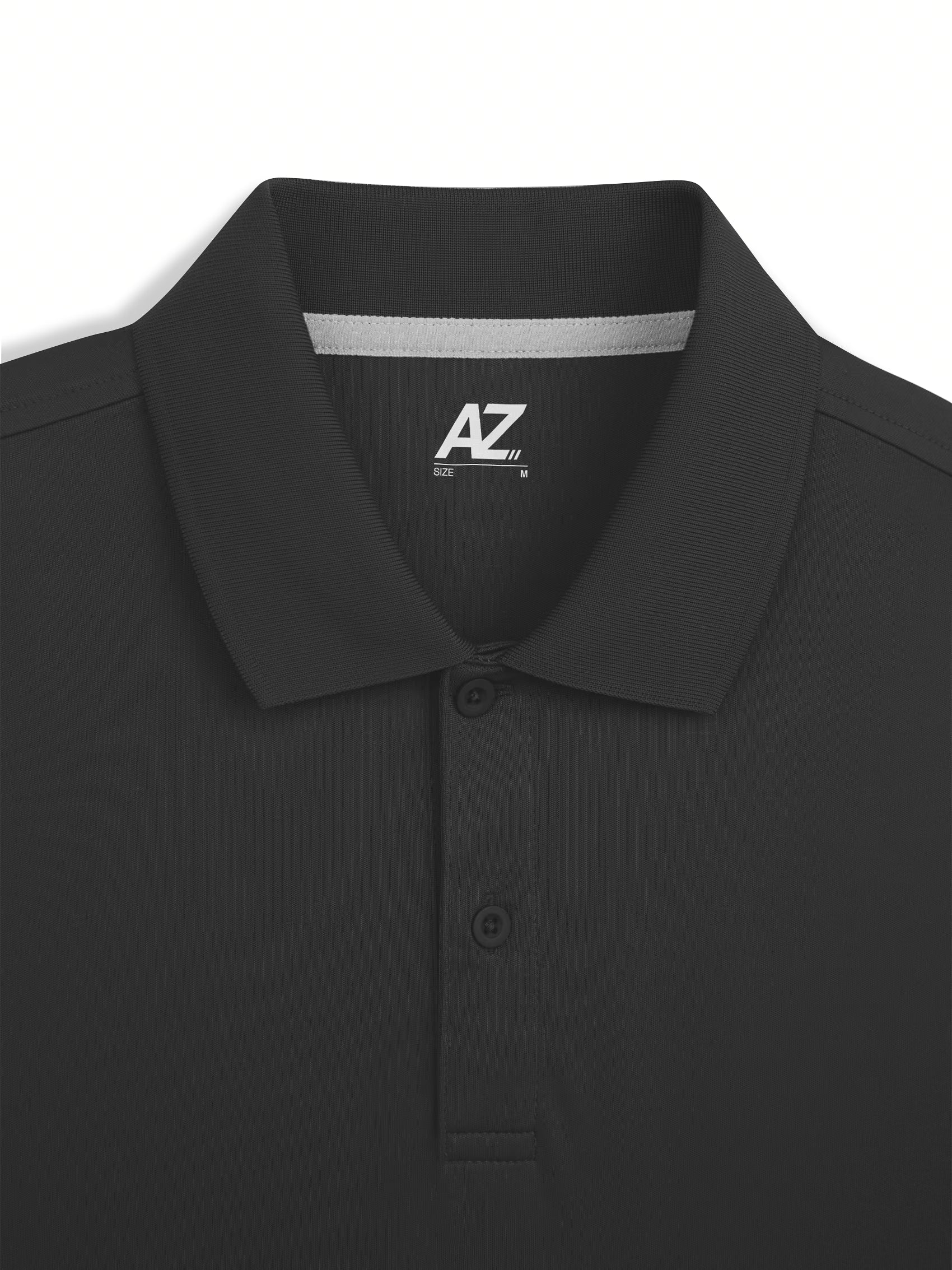 AIIZ Men's Quick Dry Active Polo Shirt