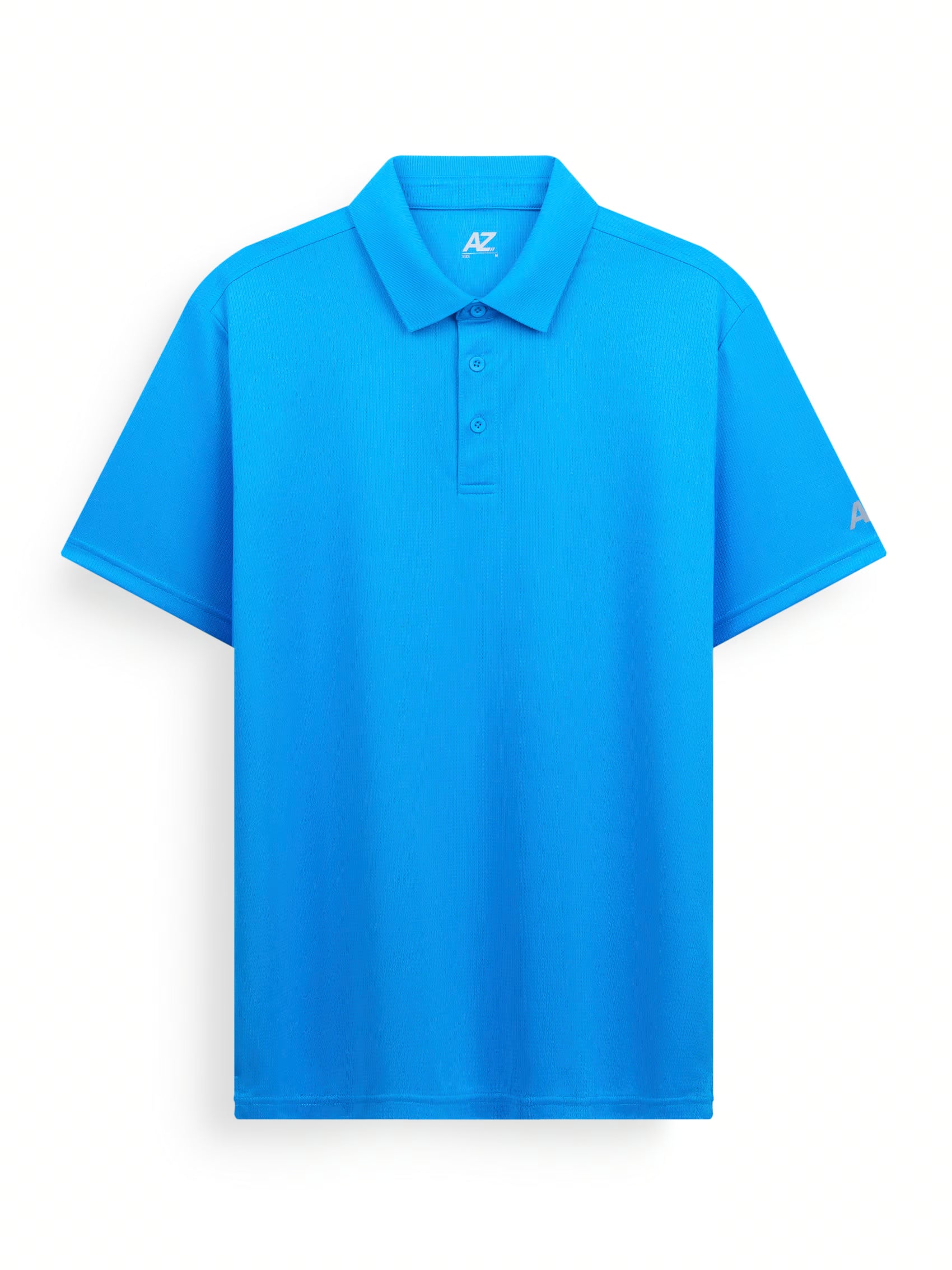 AIIZ Men's Quick Dry Active Polo Shirt (Blue / S)