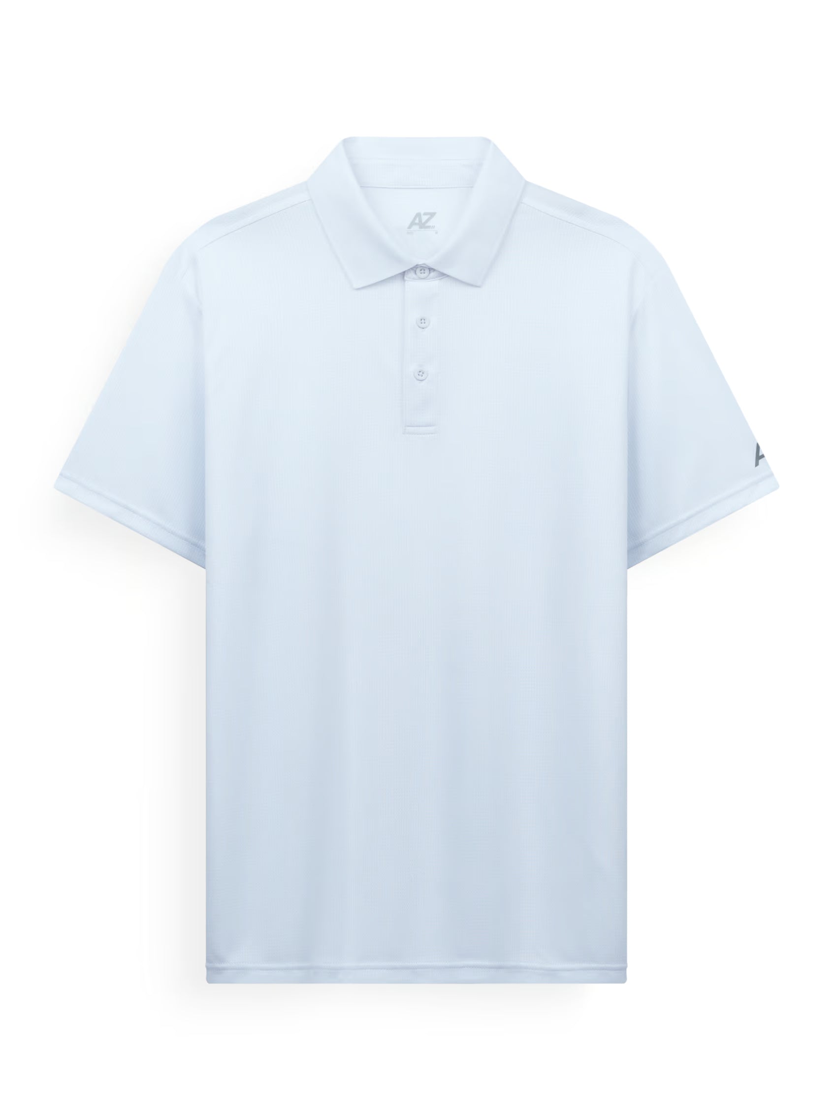AIIZ Men's Quick Dry Active Polo Shirt (White / S)