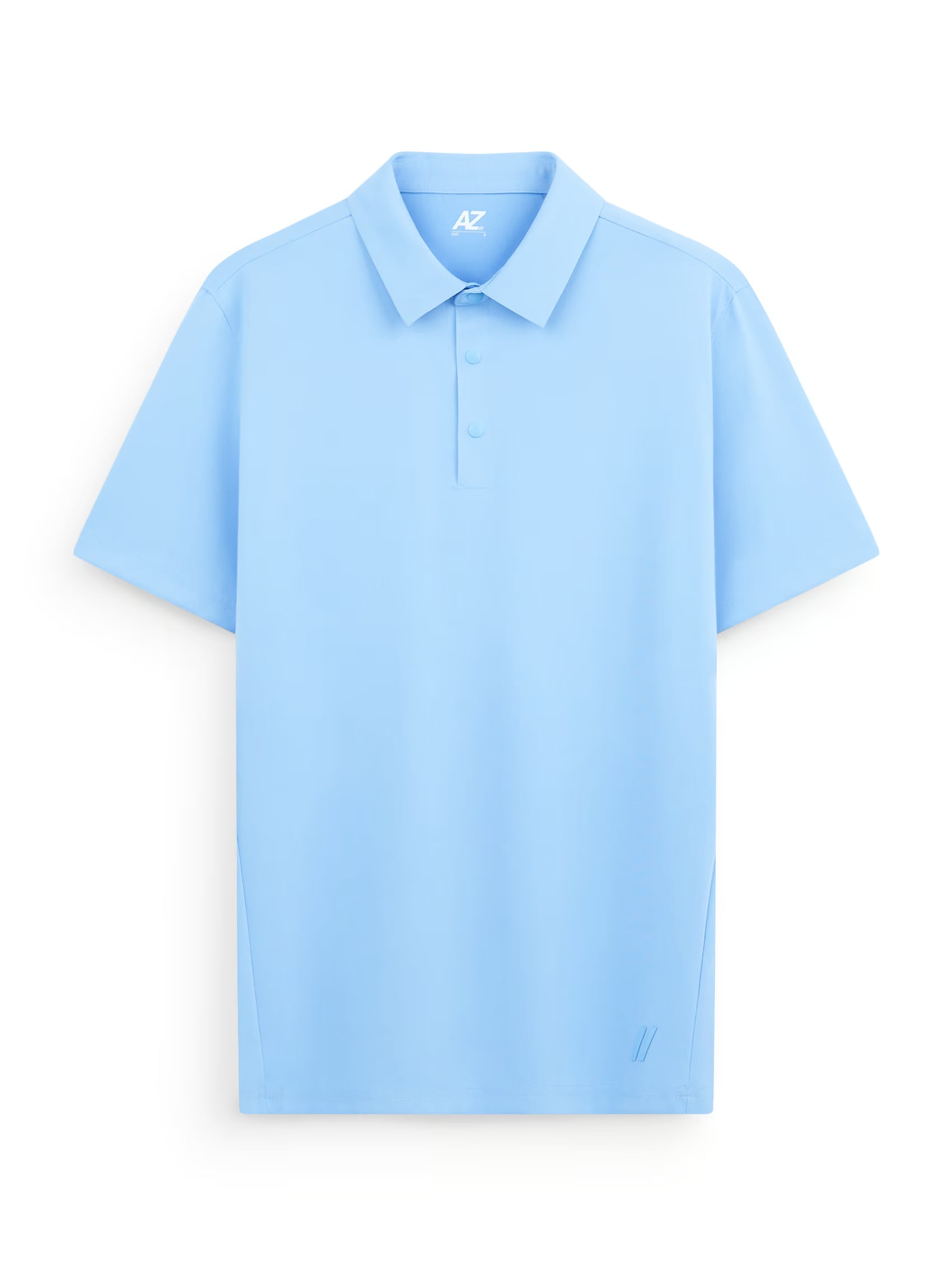 AIIZ Men's Quick Dry Active Polo Shirt (Blue / S)