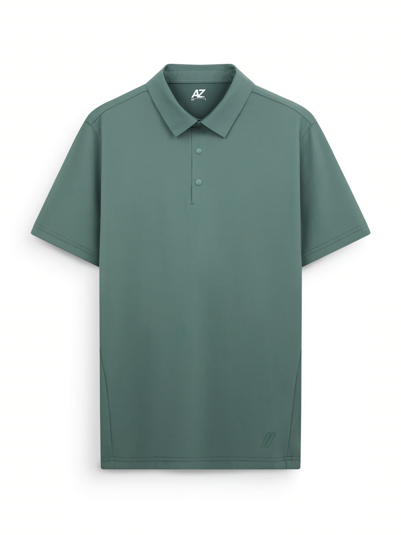 AIIZ Men's Quick Dry Active Polo Shirt (Dark Green / S)
