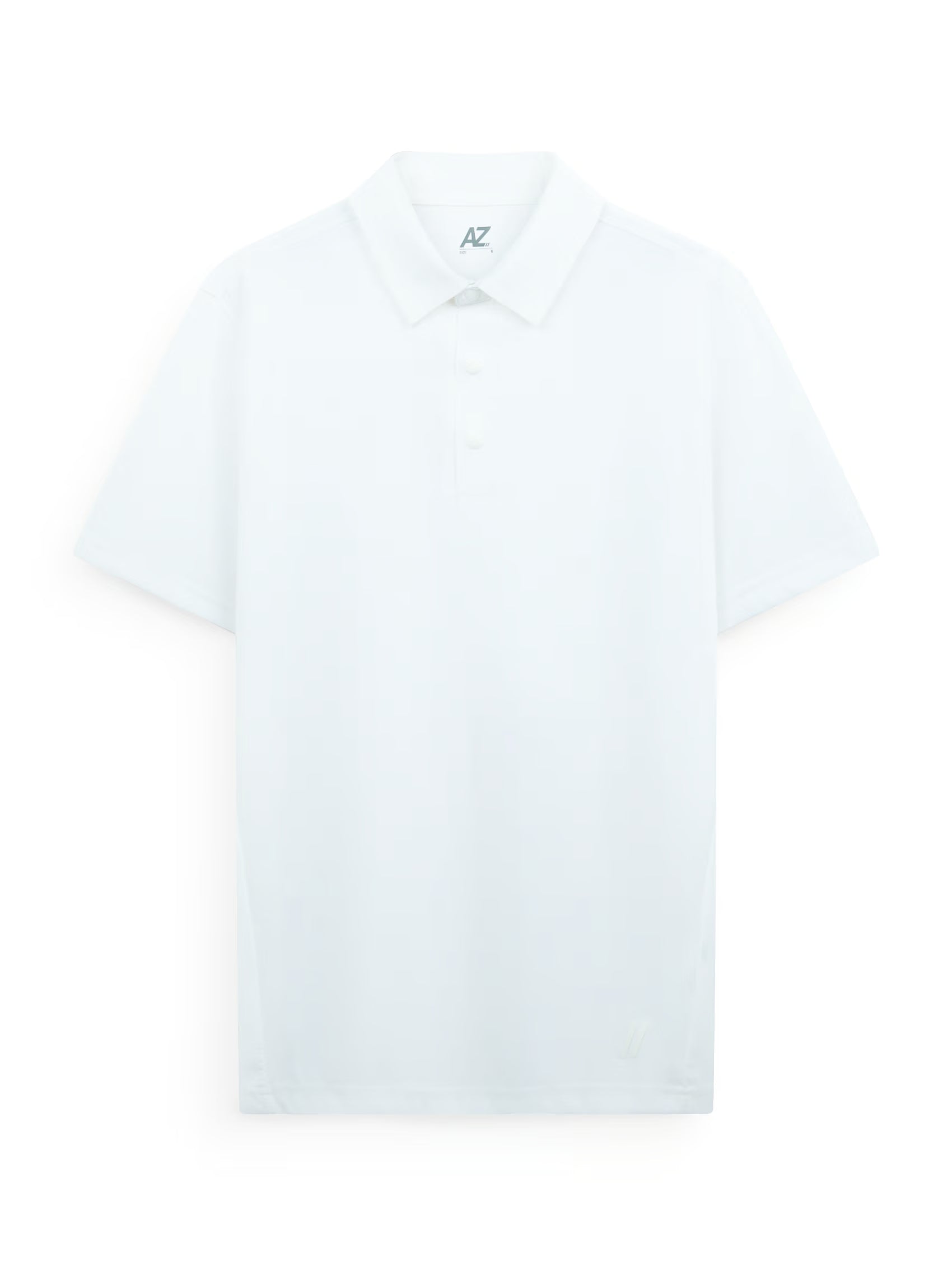 AIIZ Men's Quick Dry Active Polo Shirt (White / S)