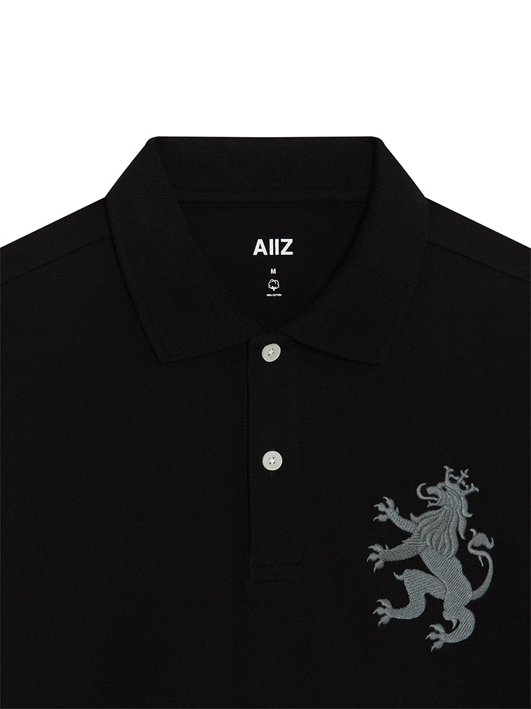 Men's Big Lion Pique Polo Shirts