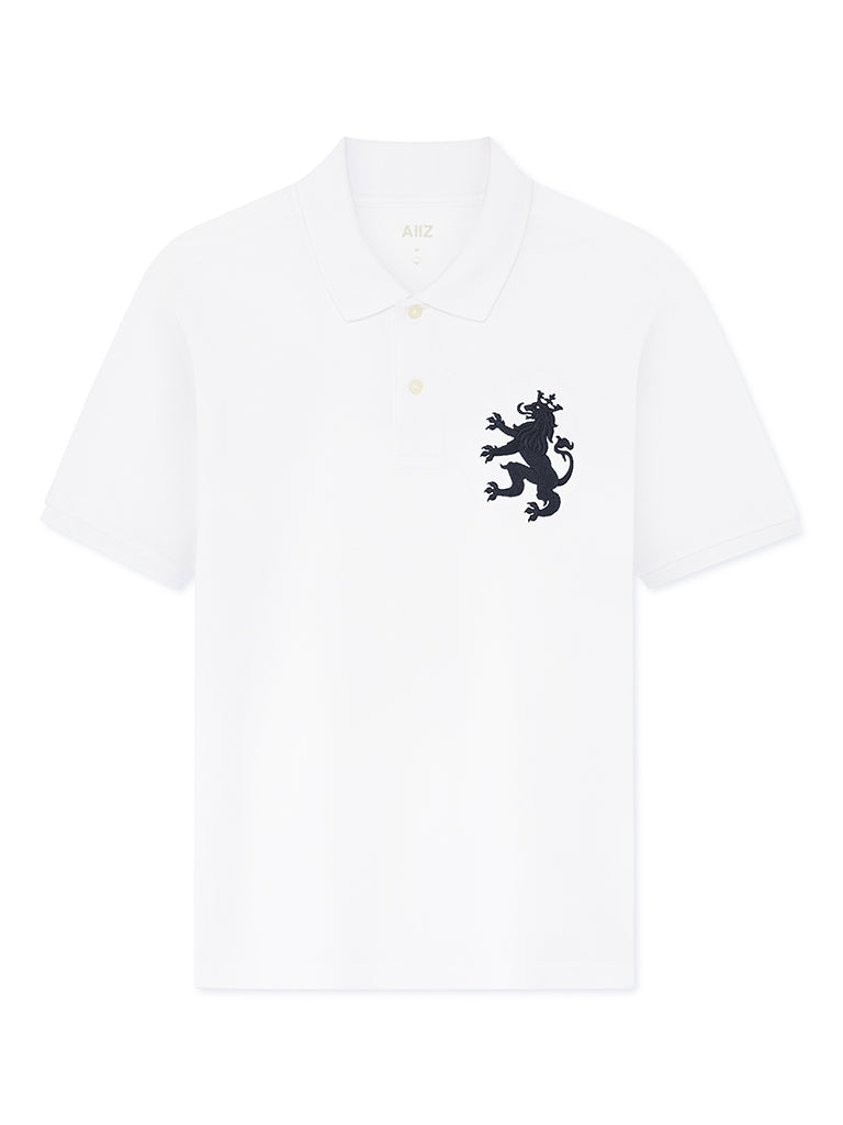 Men's Big Lion Pique Polo Shirts