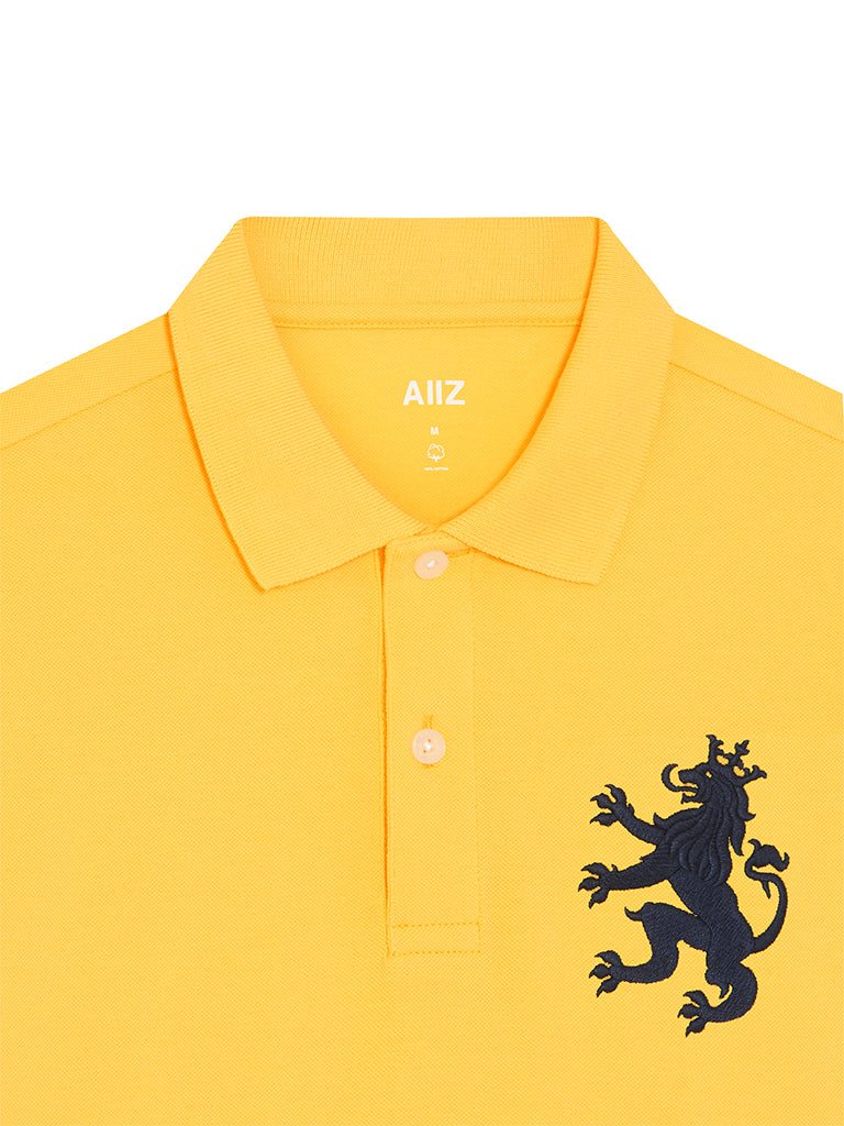 Men's Big Lion Pique Polo Shirts