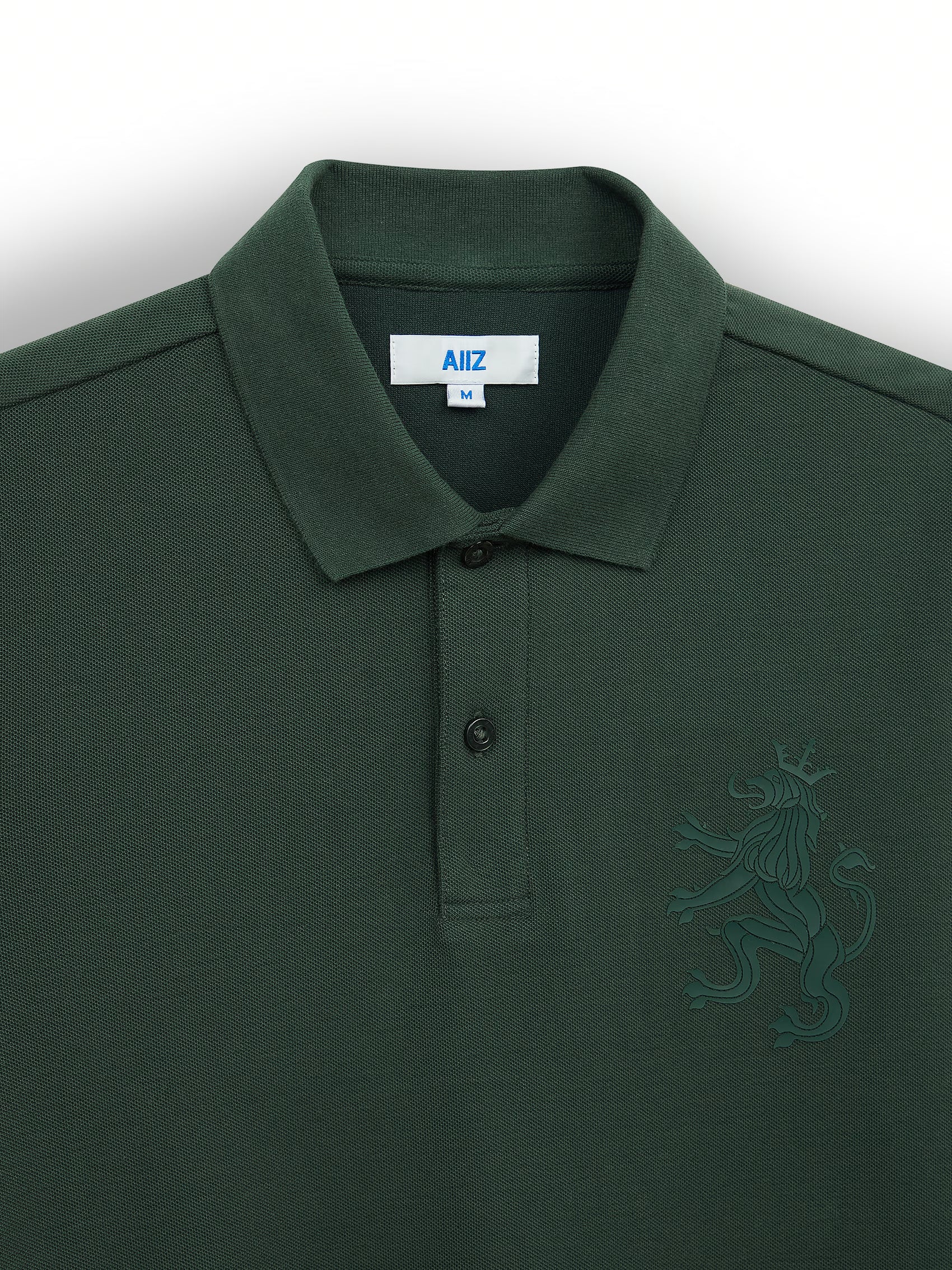 Men's Big Lion Pique Polo Shirt