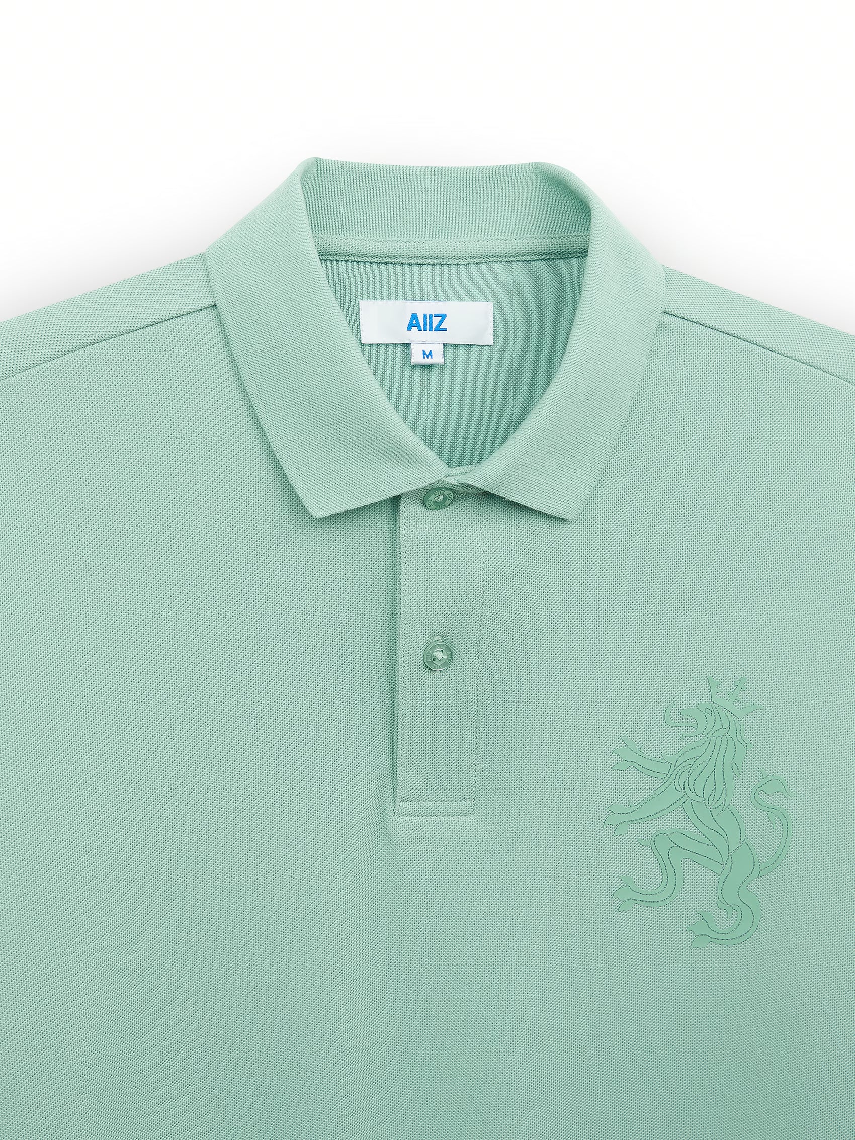 Men's Big Lion Pique Polo Shirt