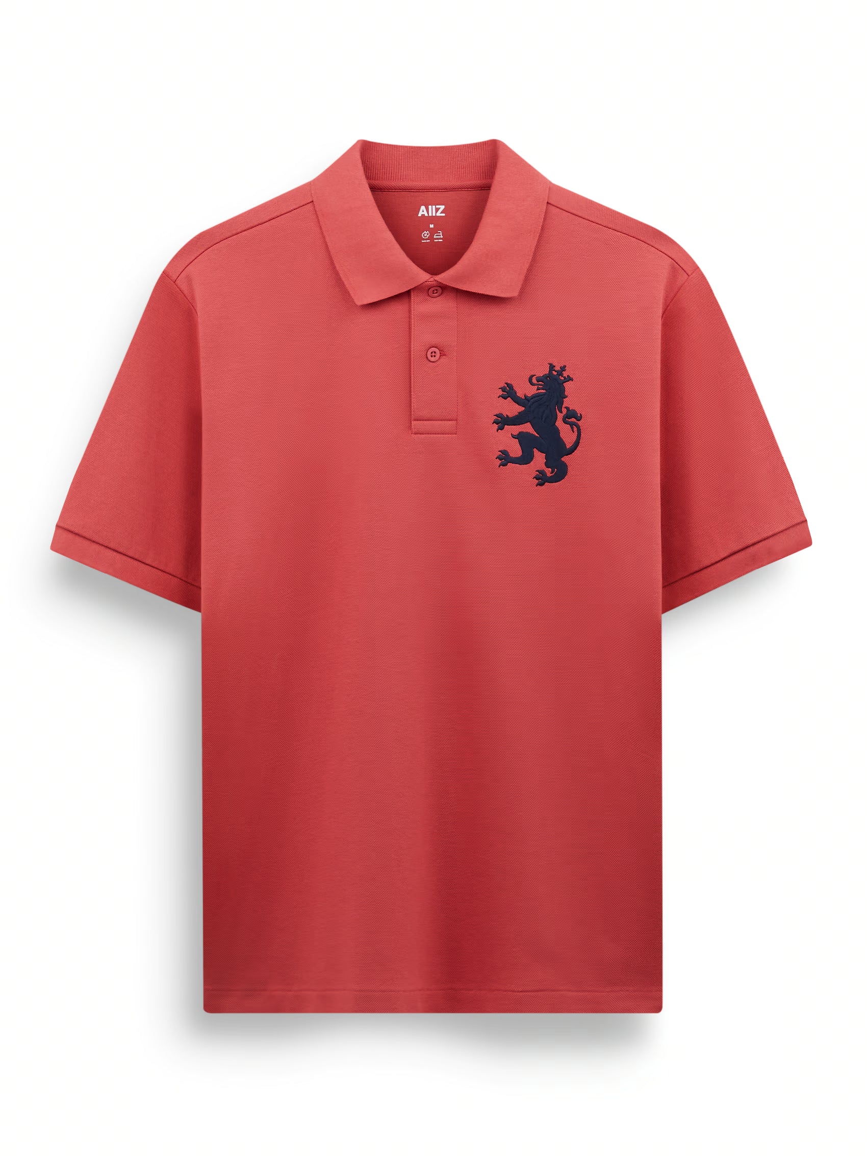 Men's Big Lion Pique Polo Shirt