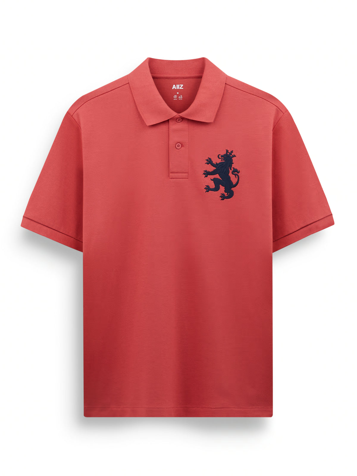 Men's Big Lion Pique Polo Shirt