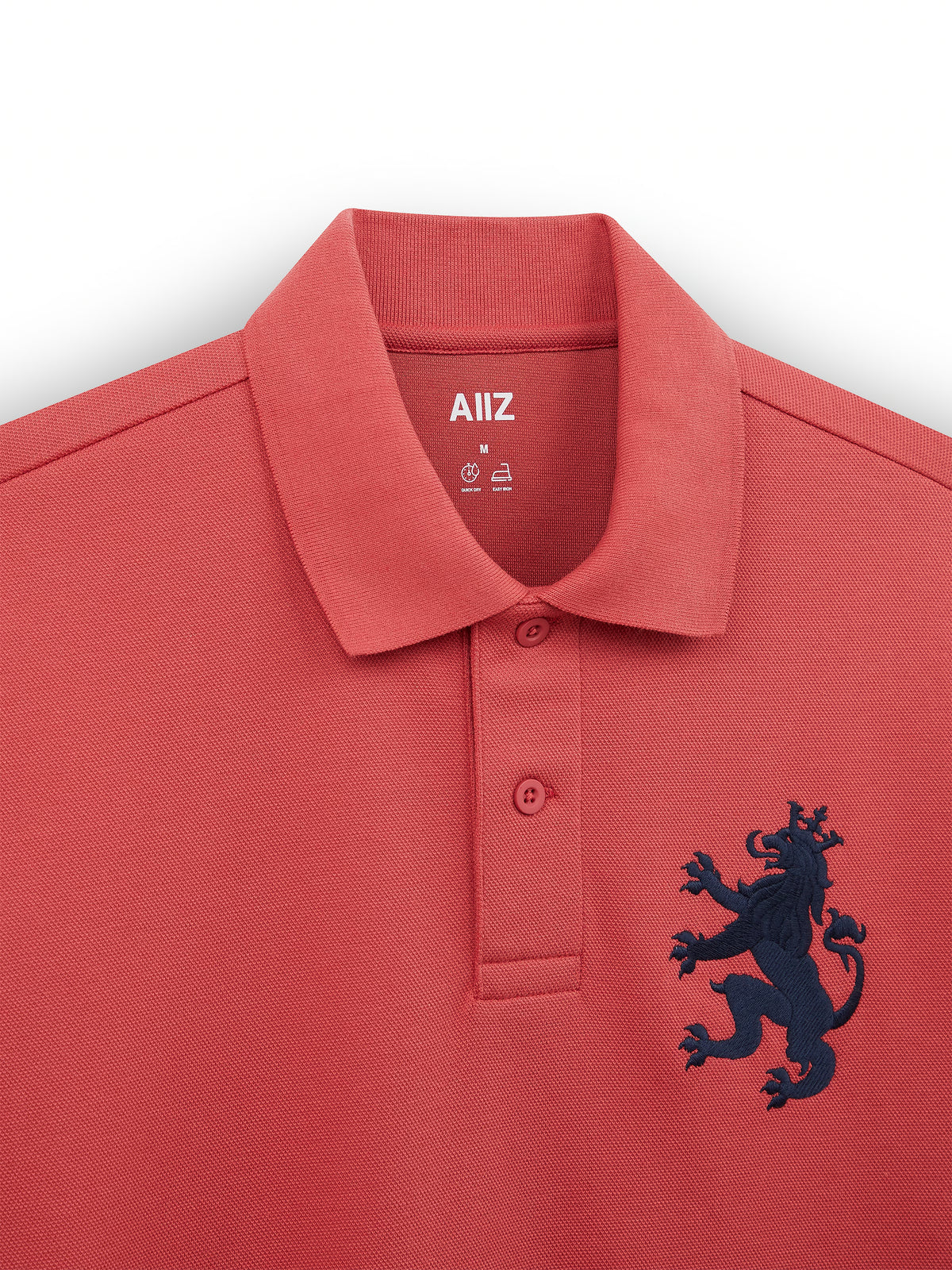 Men's Big Lion Pique Polo Shirt