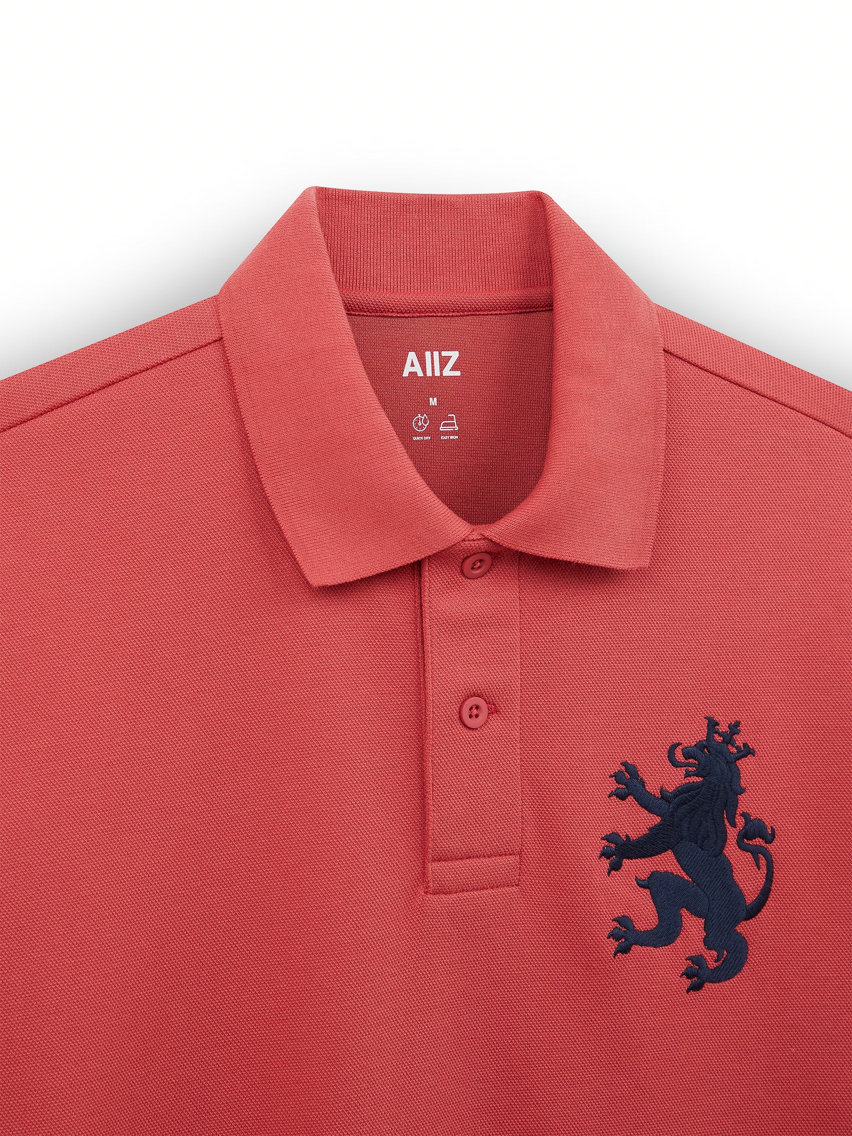 Men's Big Lion Pique Polo Shirt