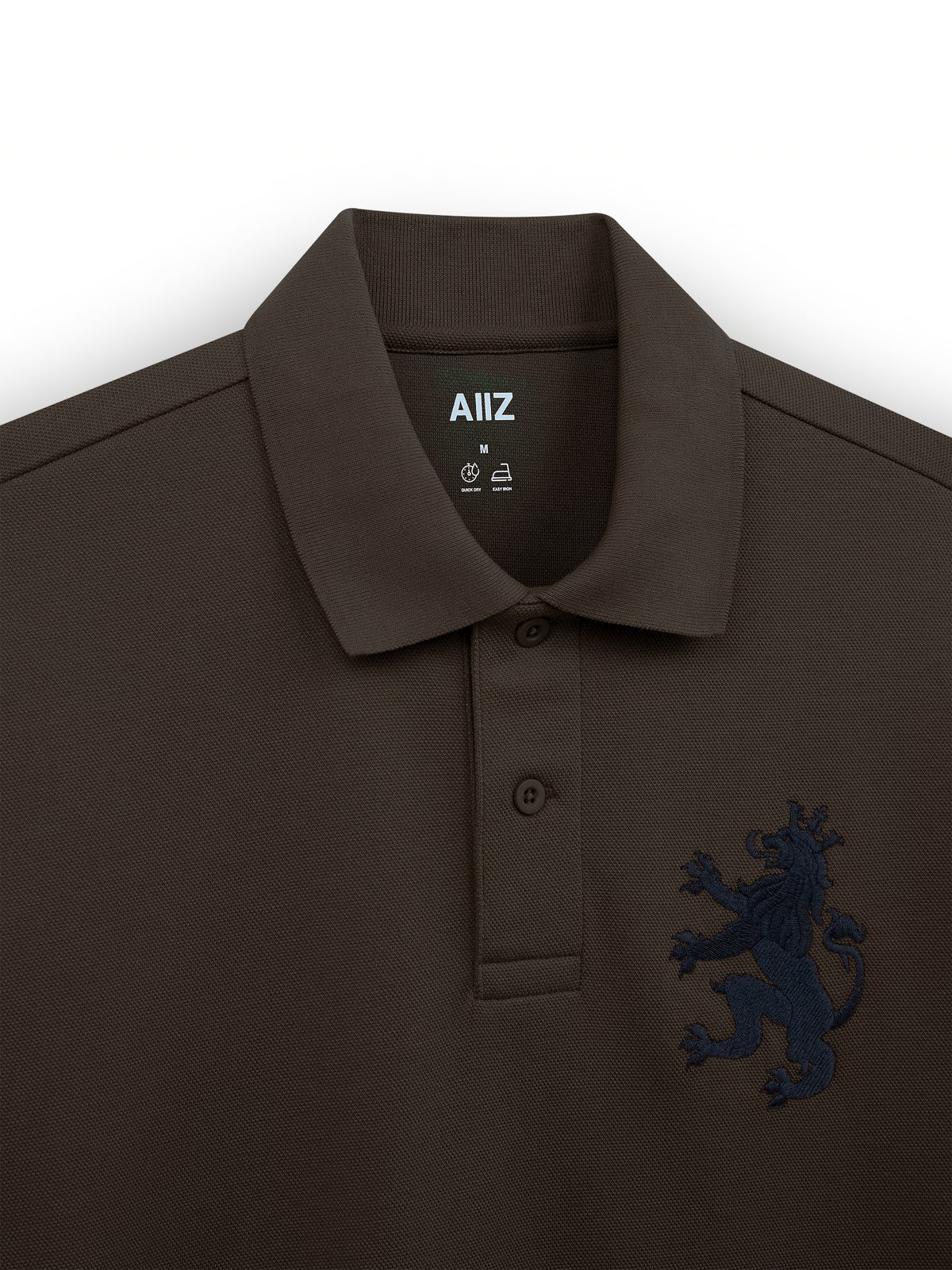 Men's Big Lion Pique Polo Shirt