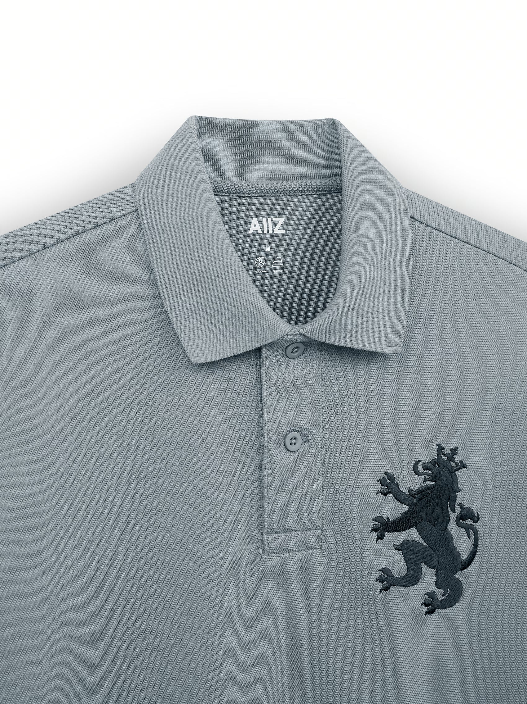 Men's Big Lion Pique Polo Shirt