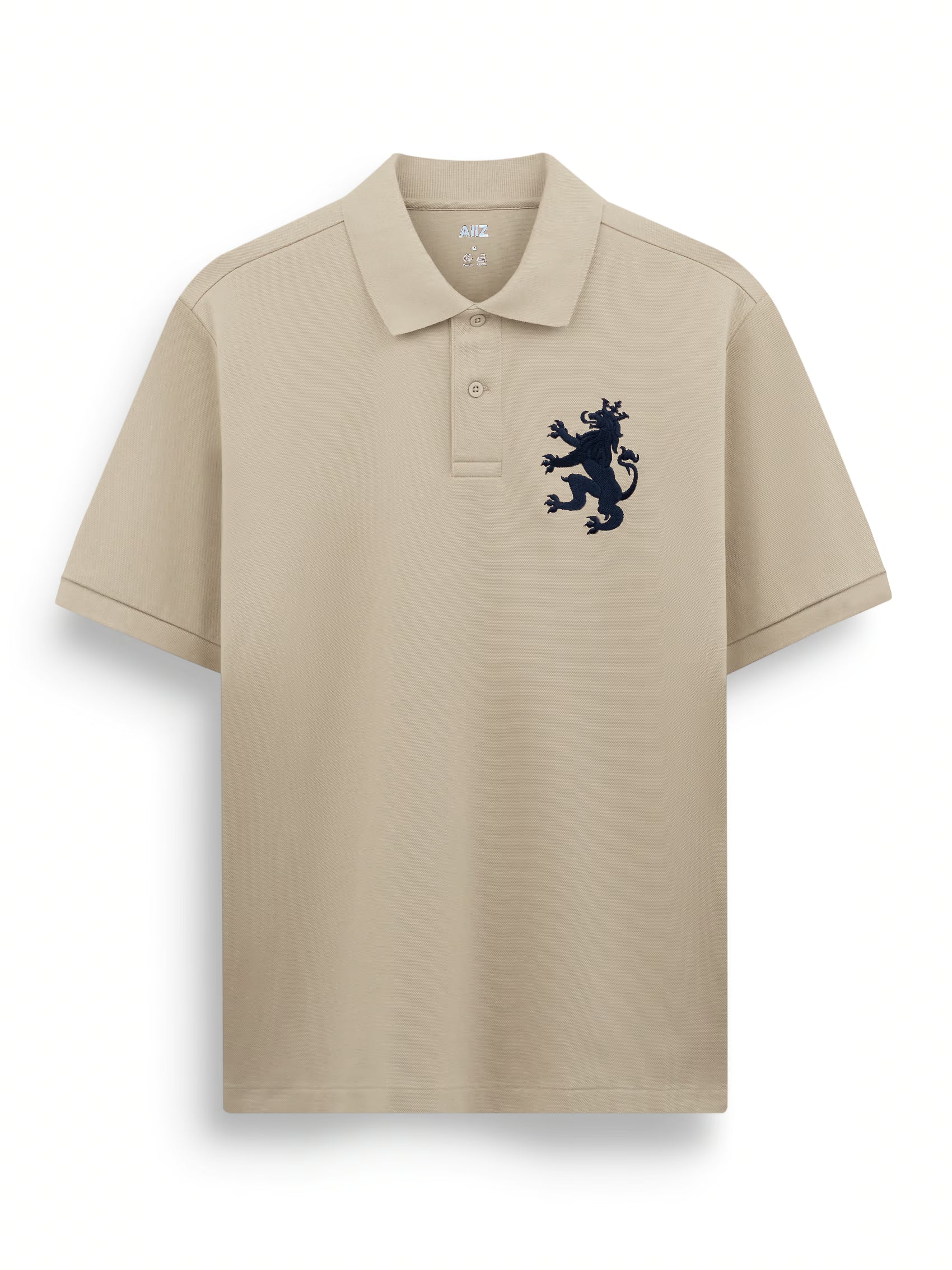 Men's Big Lion Pique Polo Shirt
