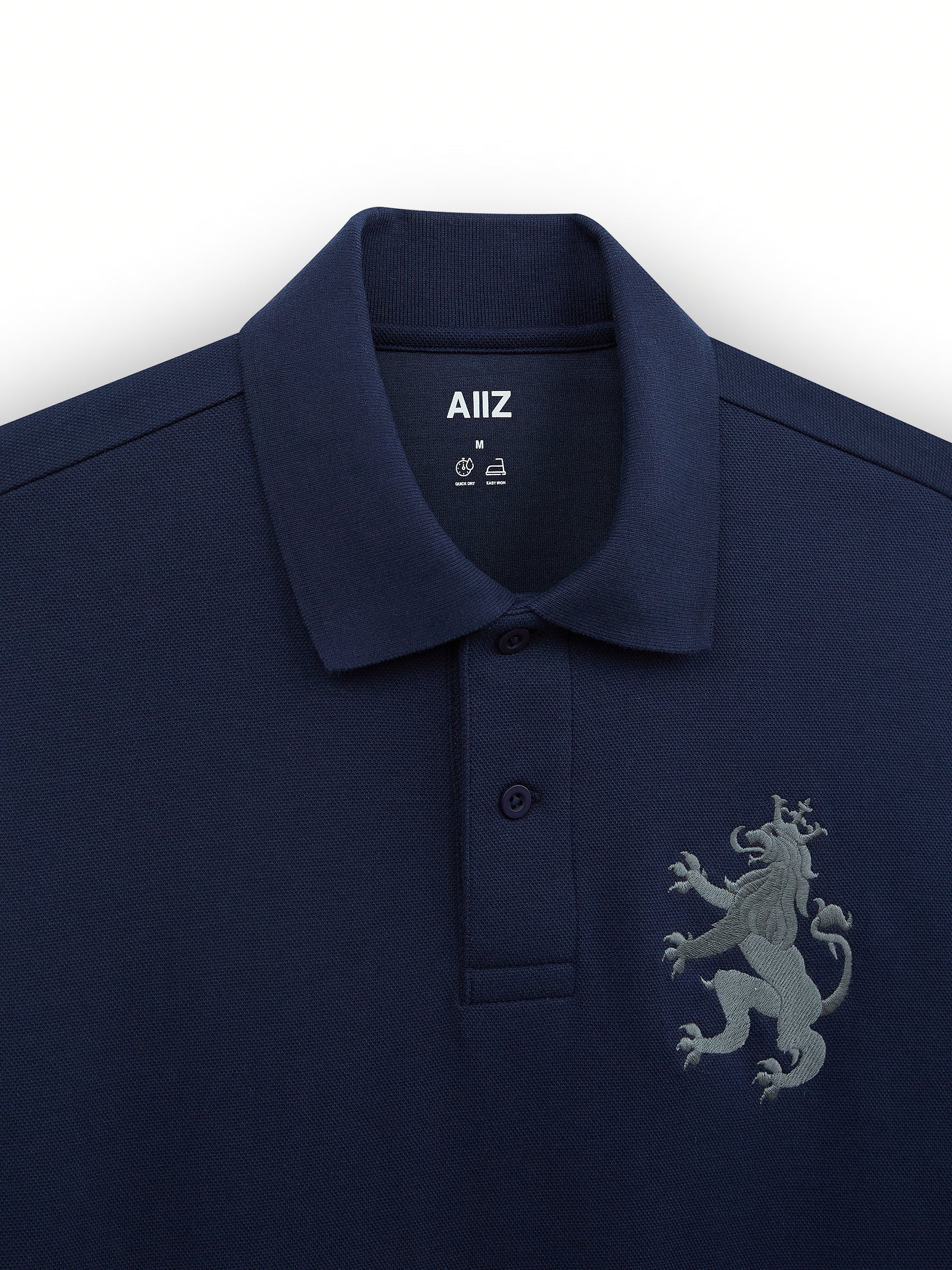 Men's Big Lion Pique Polo Shirt