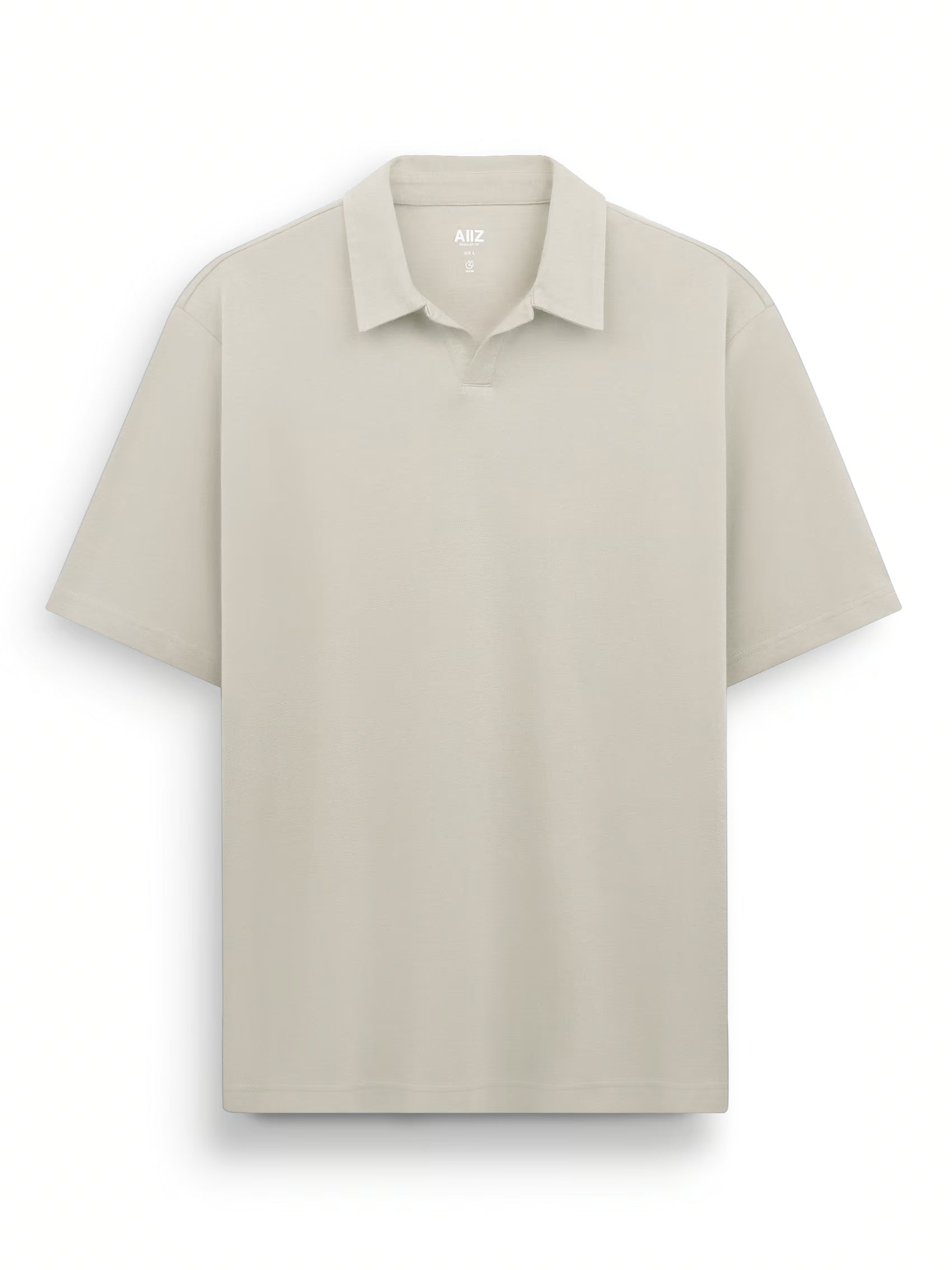 AIIZ Men’s Open Collar Polo Shirt