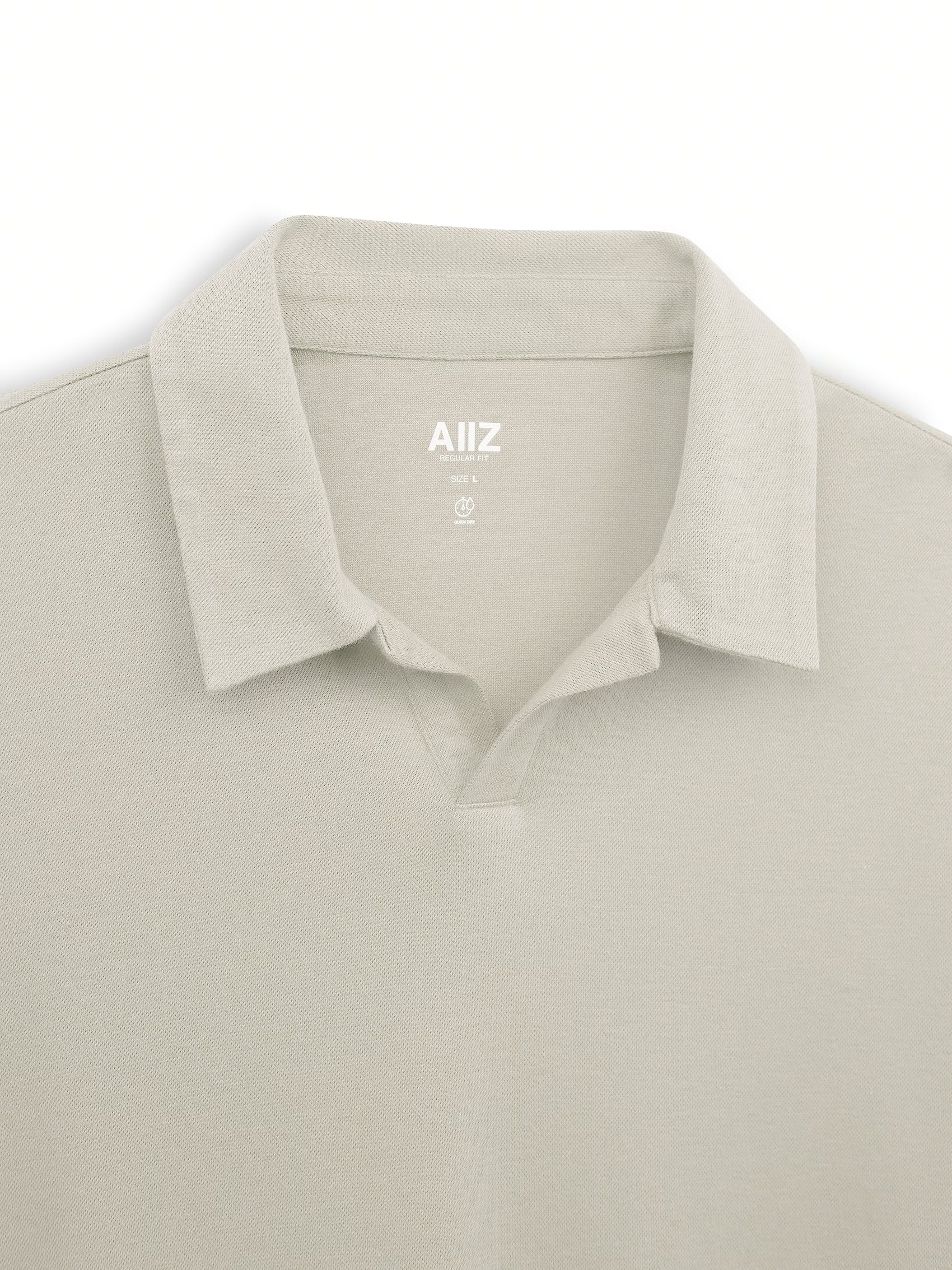 AIIZ Men’s Open Collar Polo Shirt