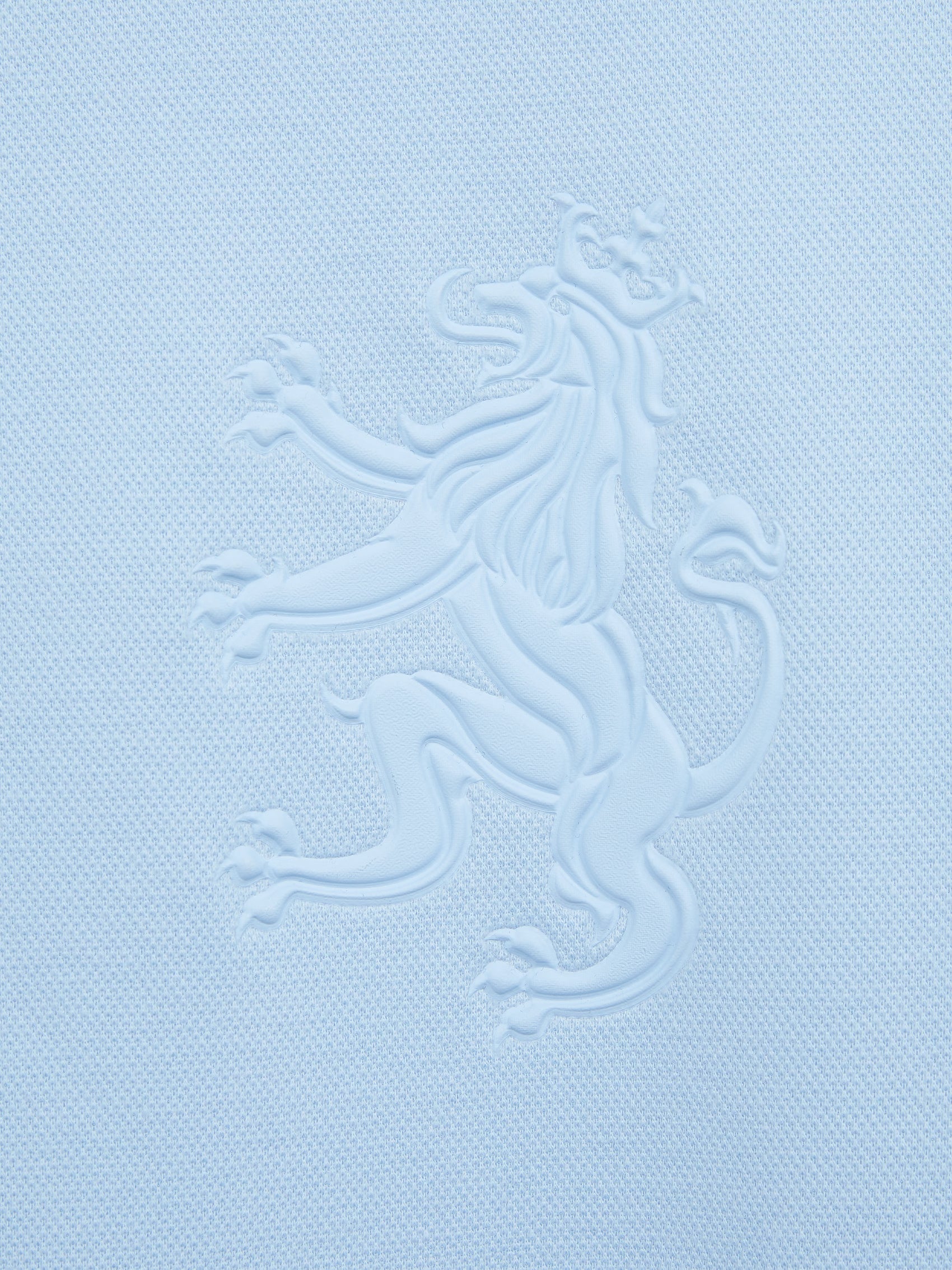 AIIZ Men's Big Lion Pique Polo Shirt