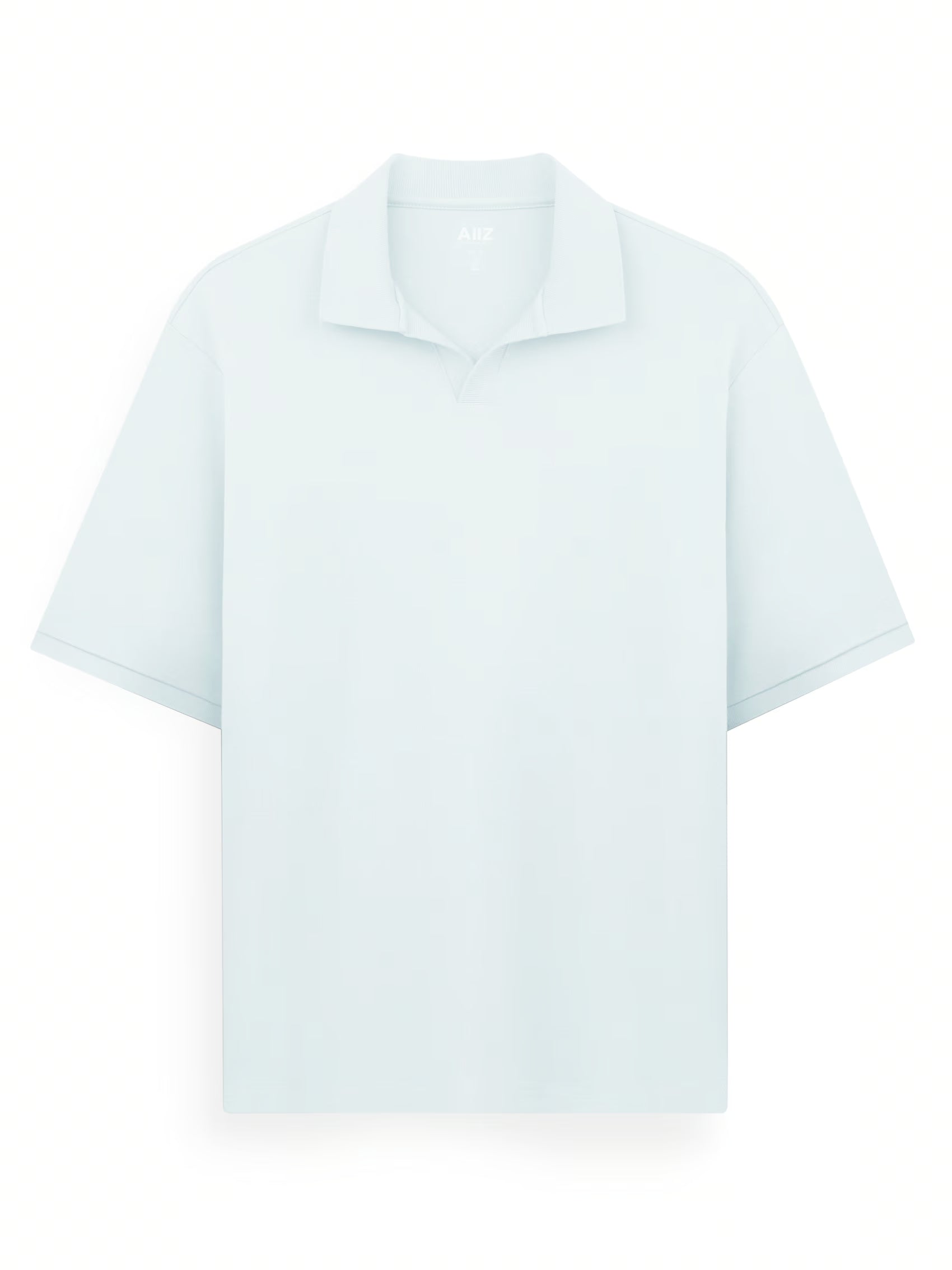AIIZ Men's Open Collar Polo Shirt