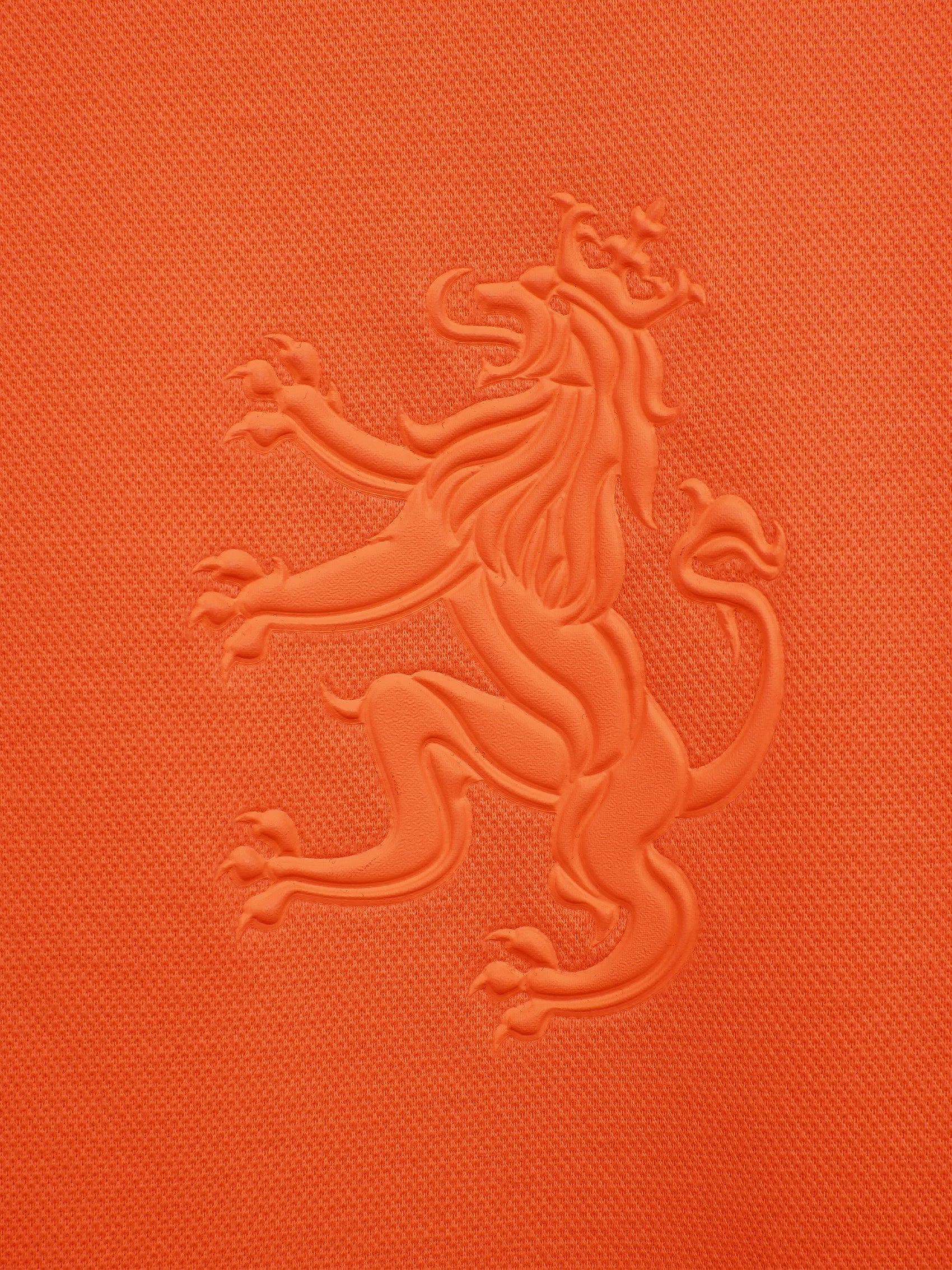 AIIZ Men's Big Lion Pique Polo Shirt